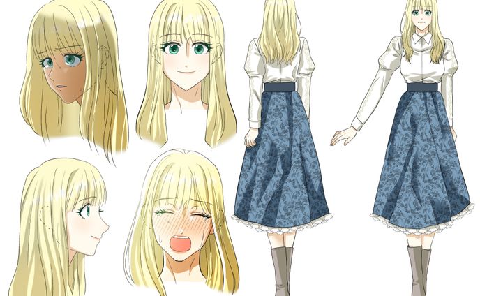 webtoonキャラデザ