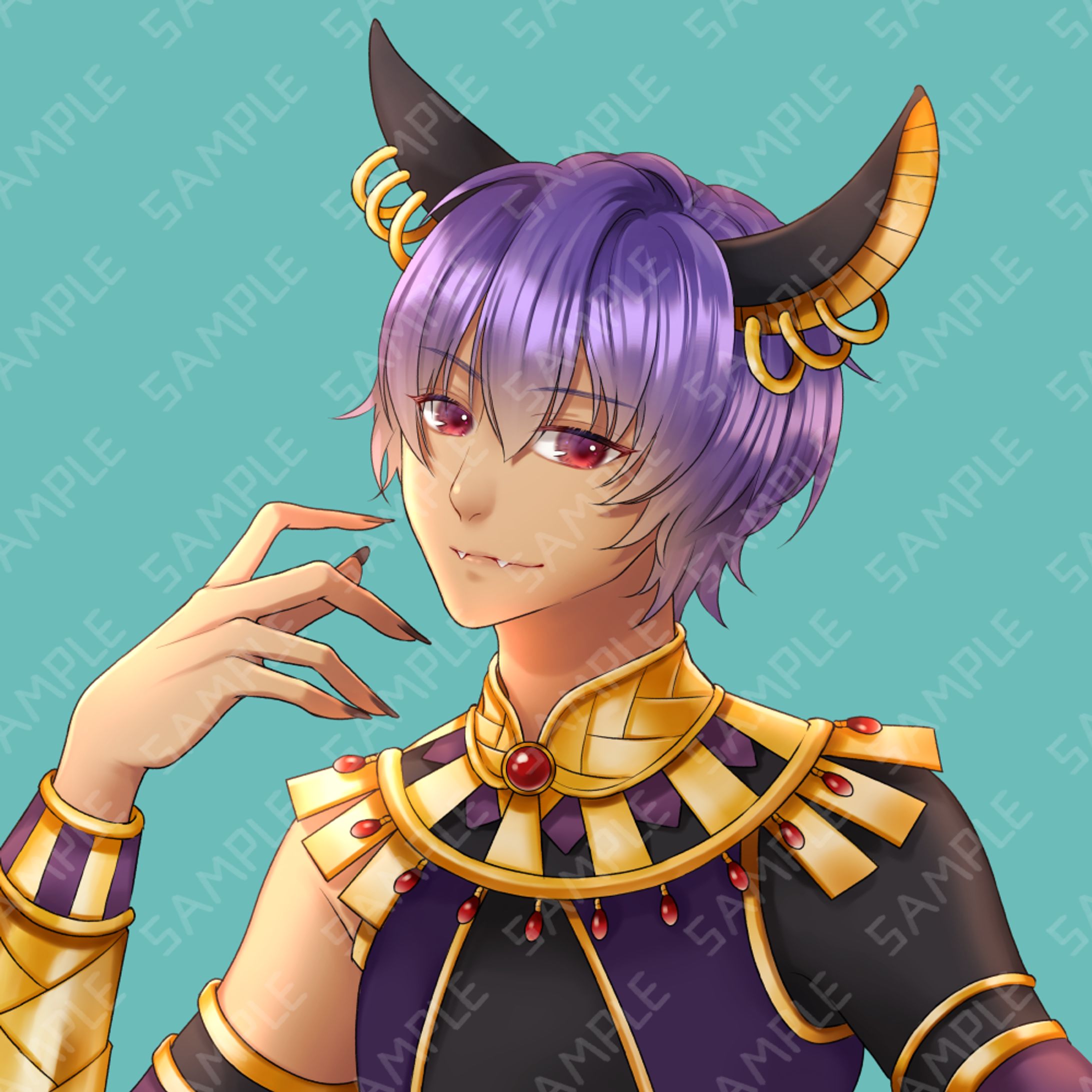 SNSアイコン アヌビス男子-1