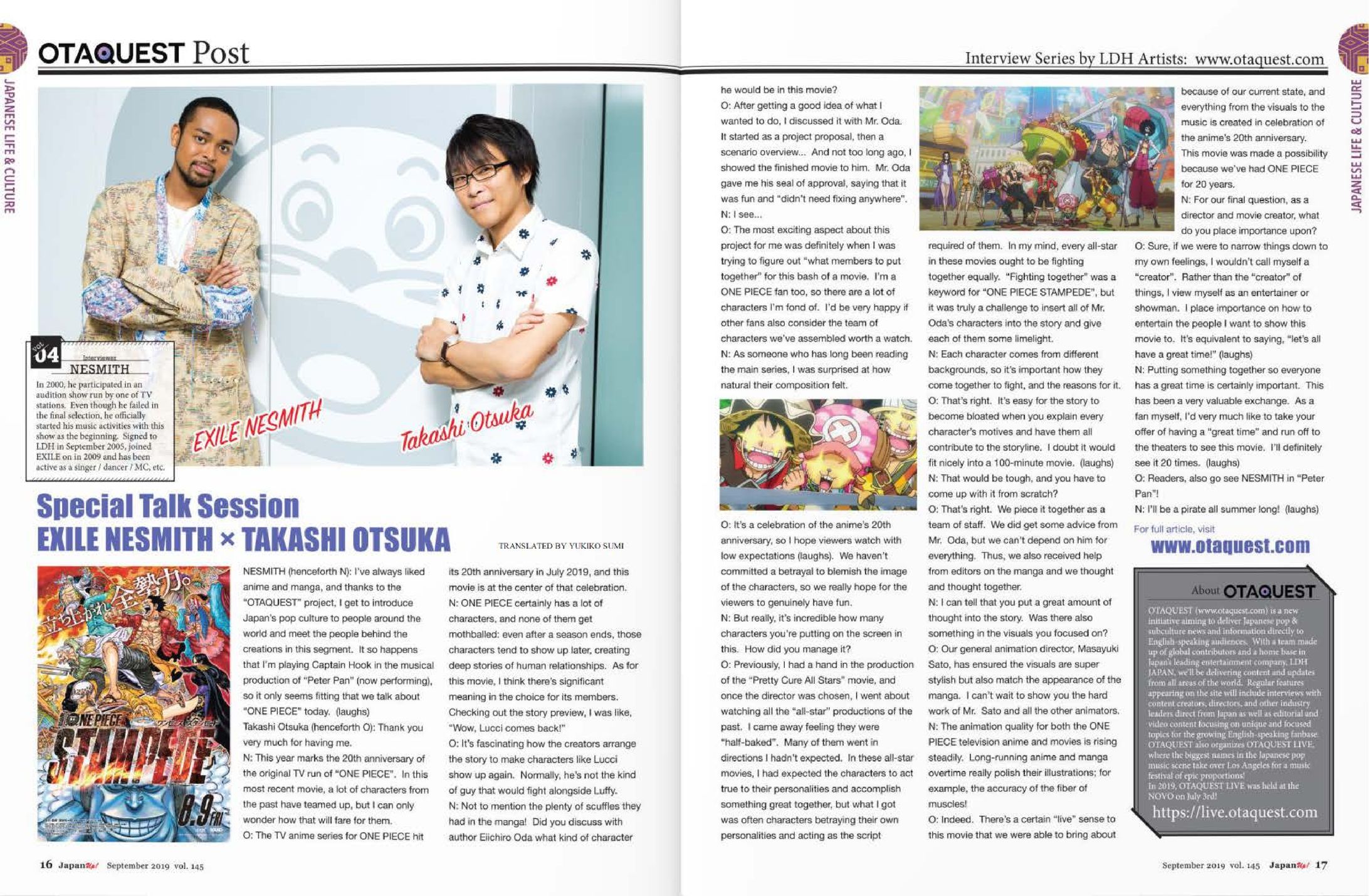 JapanUp! September 2019 Otaquest Interview (Tr)-1