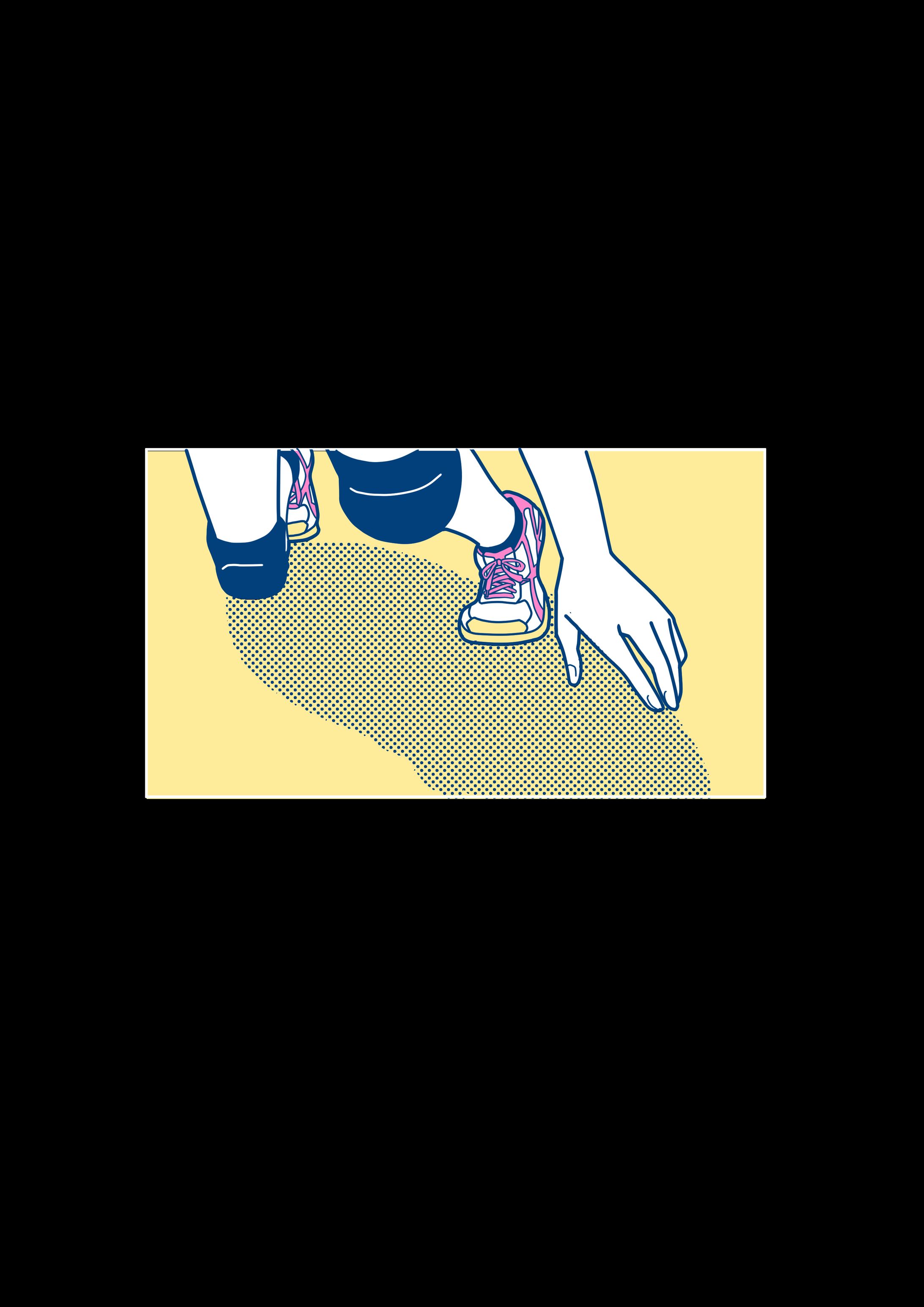 スポーツイベント　グッズ用イラスト-1