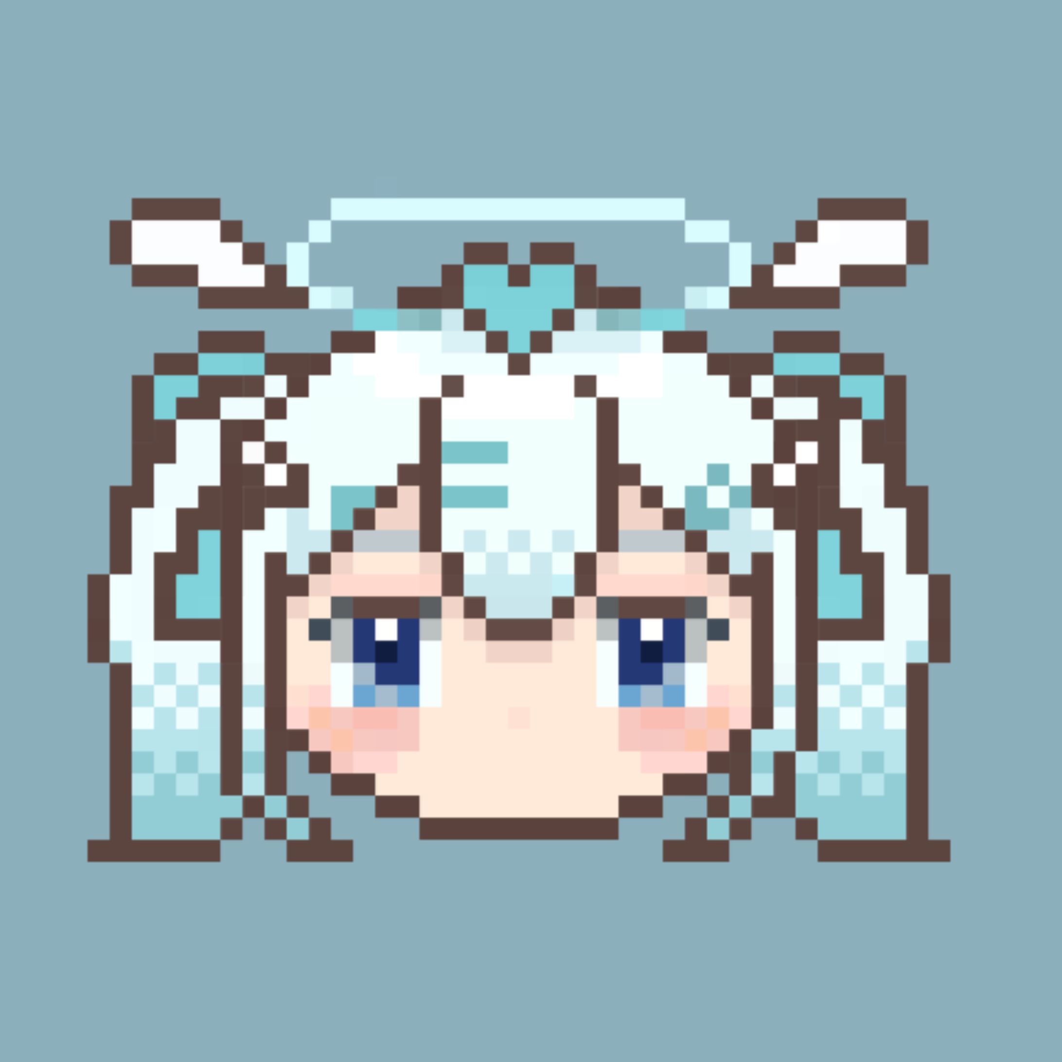 ドット絵 ( 泡雪こはる 様 )-1