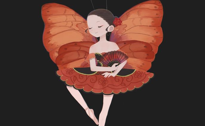 Kitri

ドン・キホーテ　第3幕のキトリのバリエーションが大好きです🩰

#illustration #ballet #ballerina #donquixote #kitri #batterfly #イラスト #バレエ #バレリーナ #ドンキホーテ #キトリ #お絵描き #artwork #ドローイング #イラストレーター #バレリーナイラスト #ちょうちょ