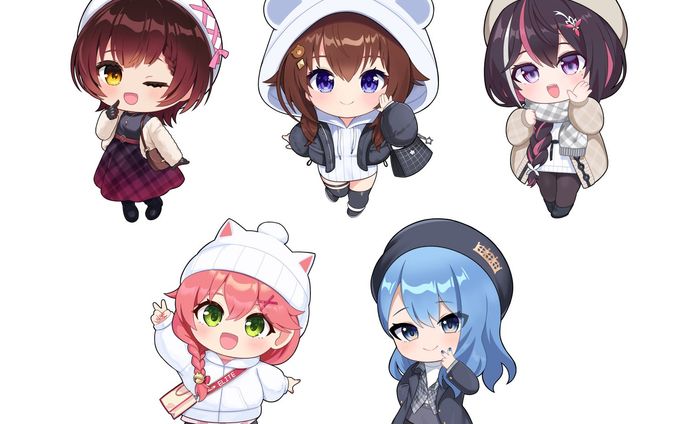 【hololive X ANIPLUS】 AGF2024 HOLOLIVE 0期生SDイラスト