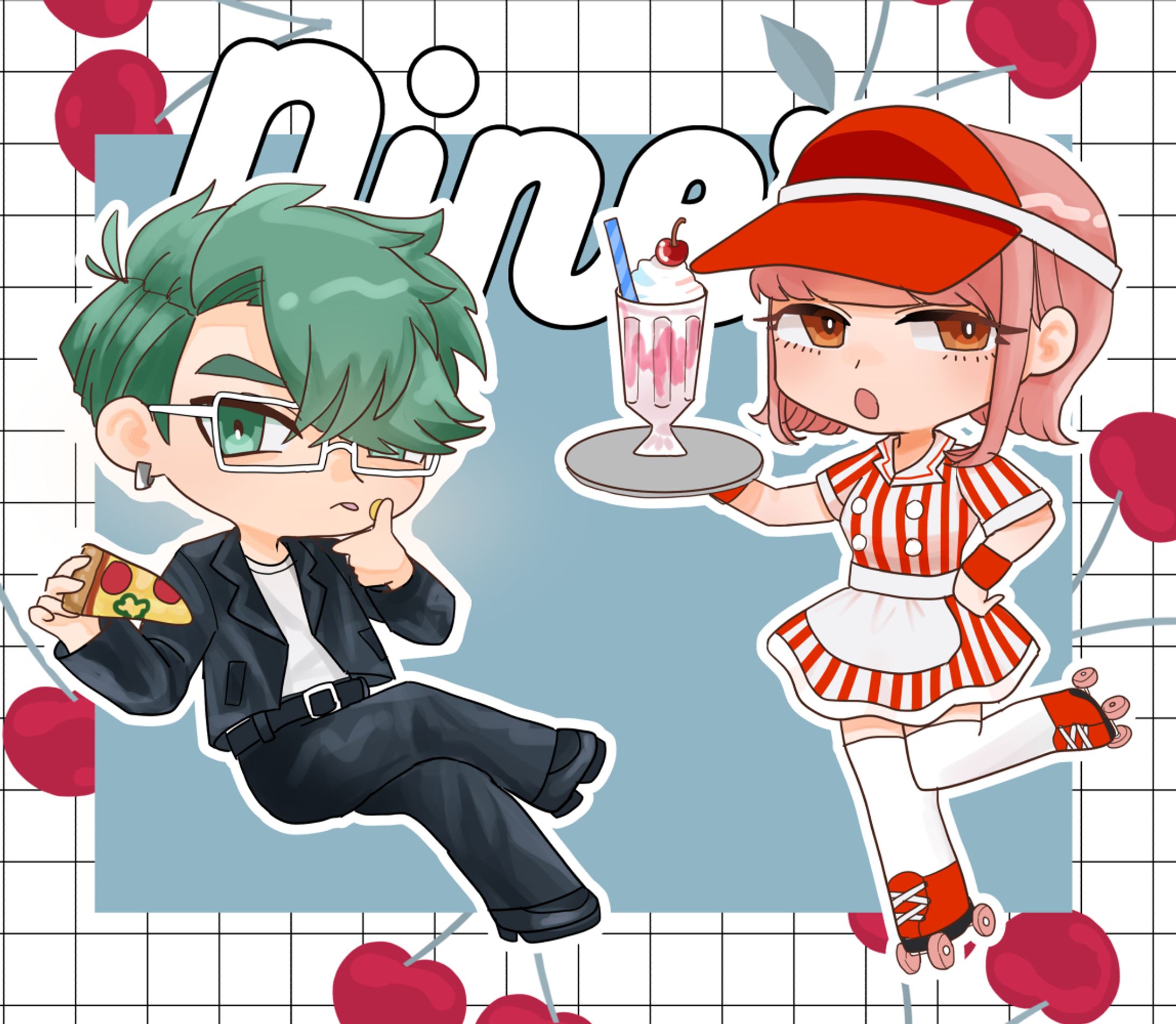 Diner　SDイラスト-1