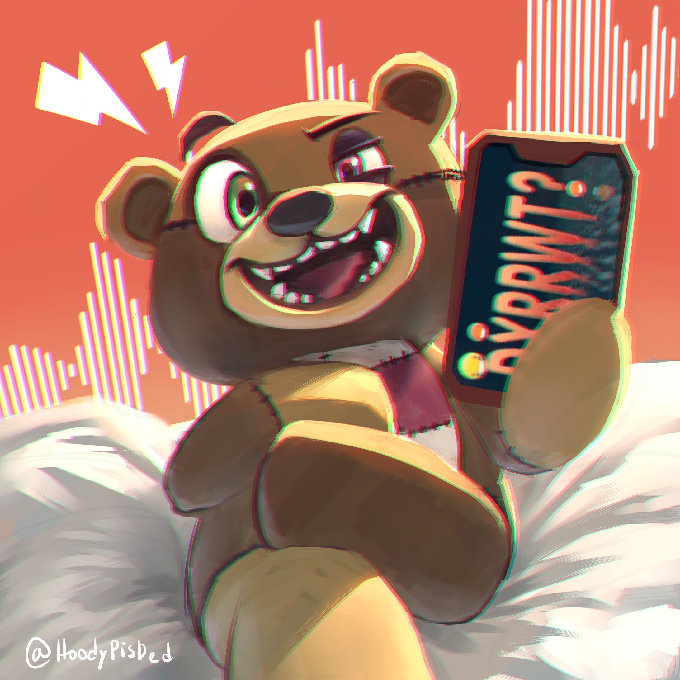 Psycho Teddy (fan work)-1