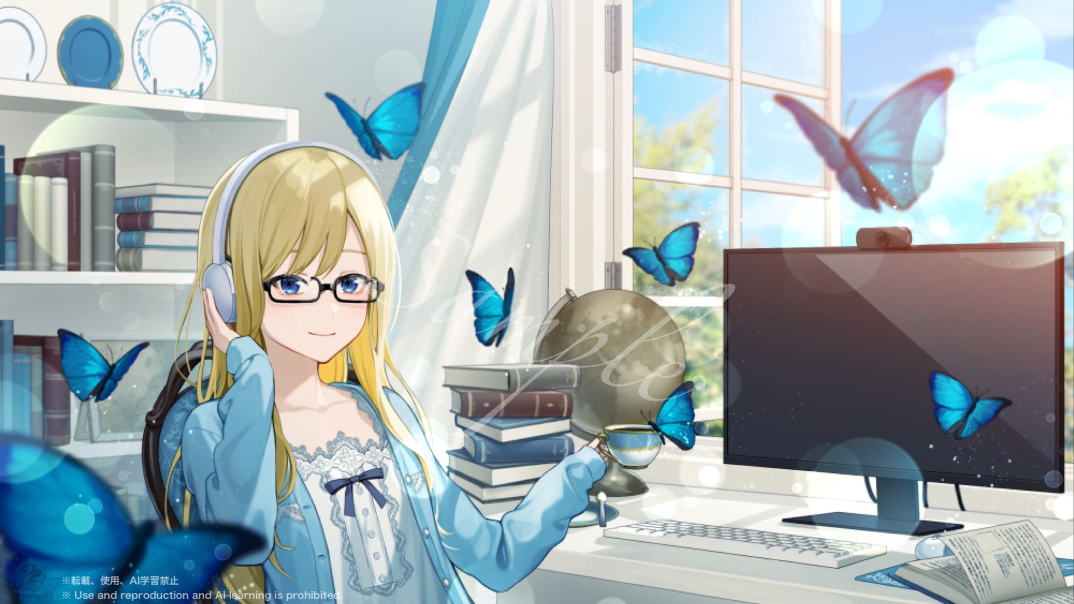 Vtuber「シーベル」様Youtubeヘッダー、アイコン、チャンネルロゴ-1