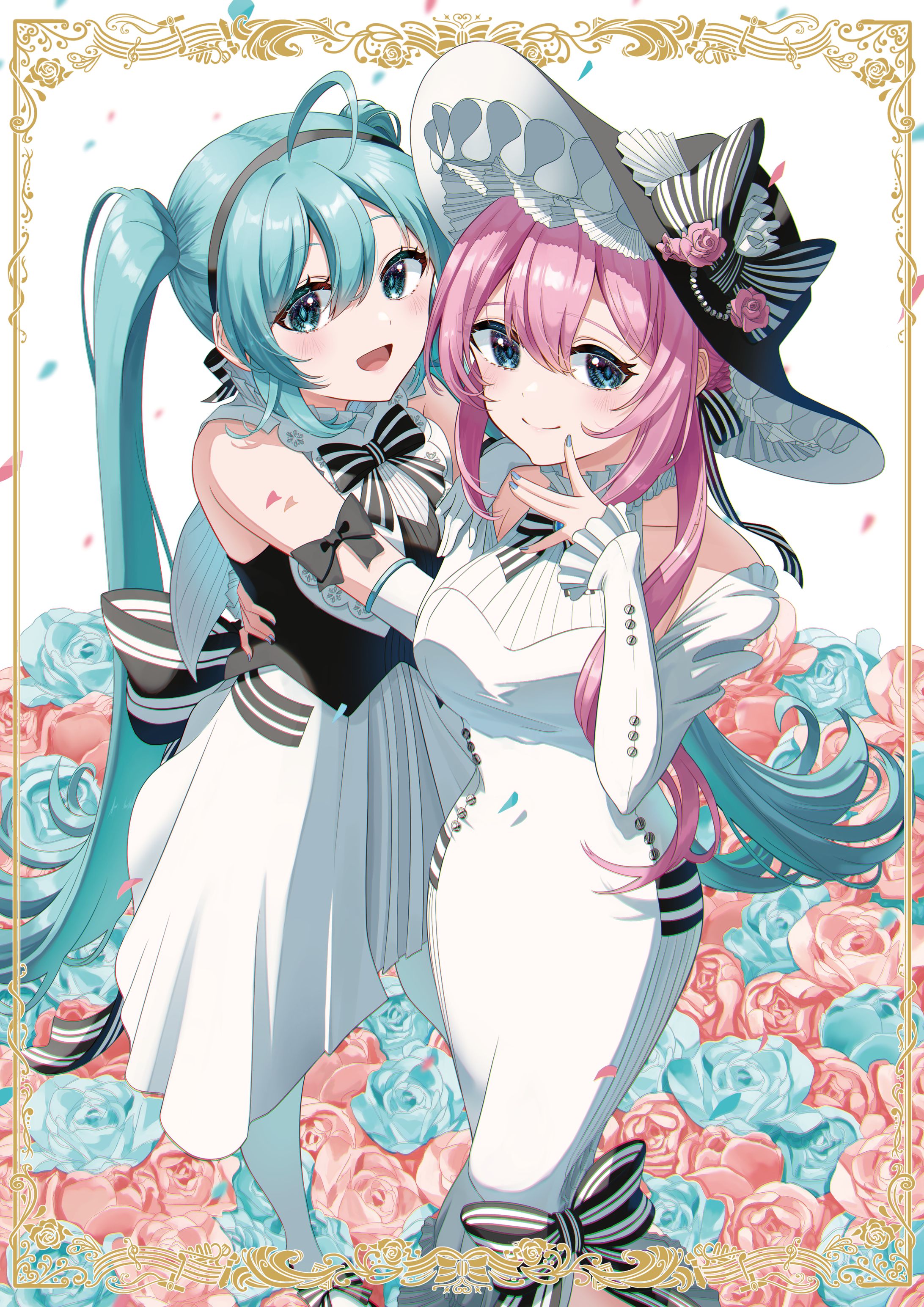 【公式実績】初音ミクシンフォニー　パンフレット掲載イラスト-1