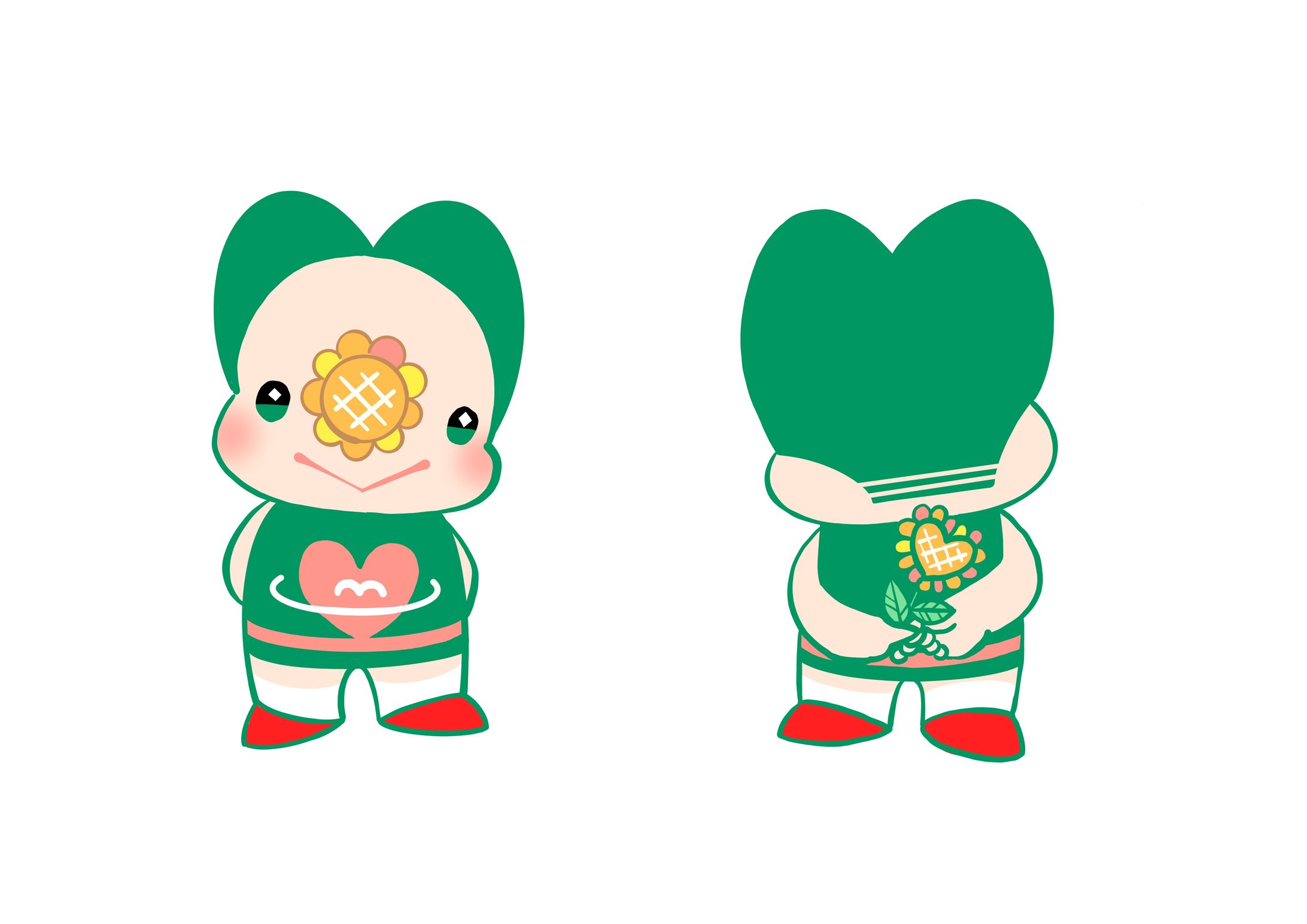キャラクターデザイン（ひまわりぼうや）-1