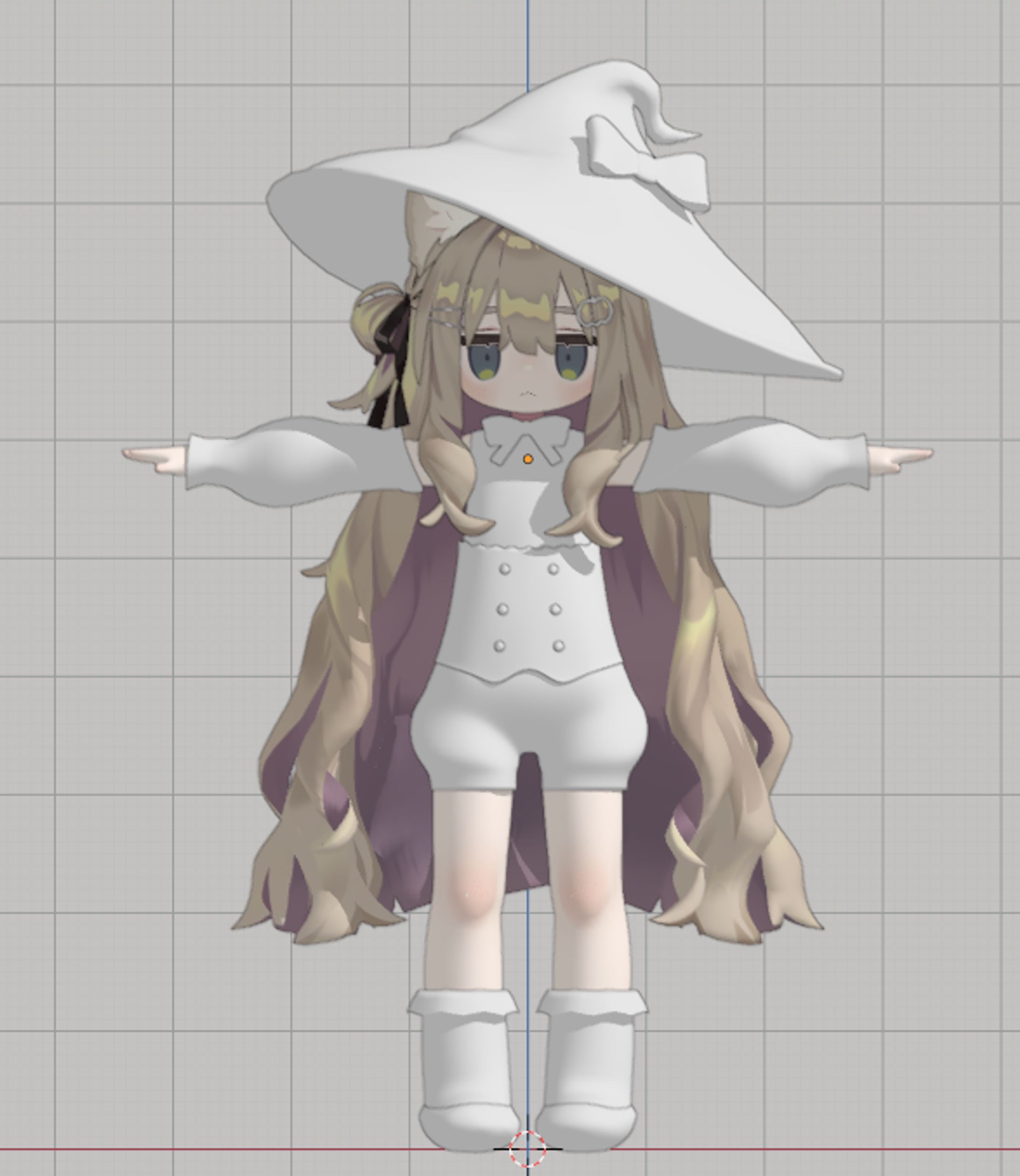 ハロウィン衣装　テクスチャ塗る前-1