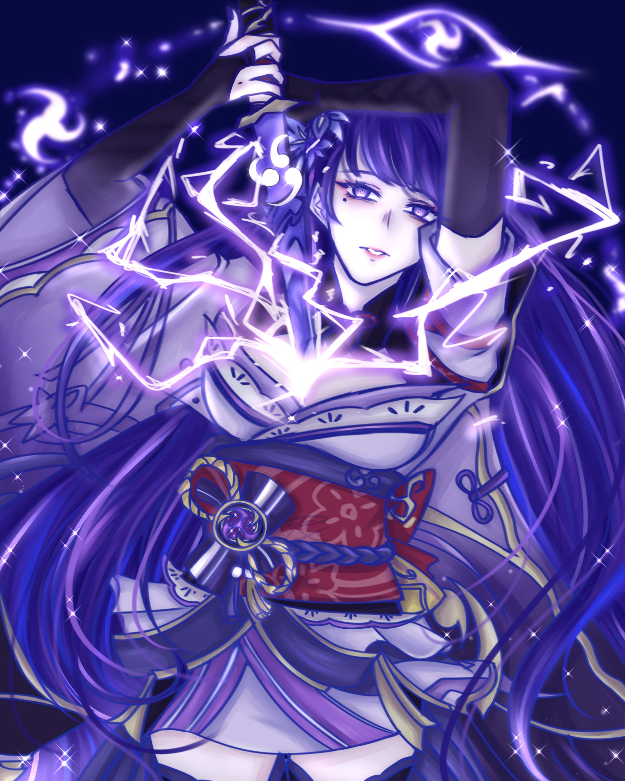 Raiden Shogun Fanart-1