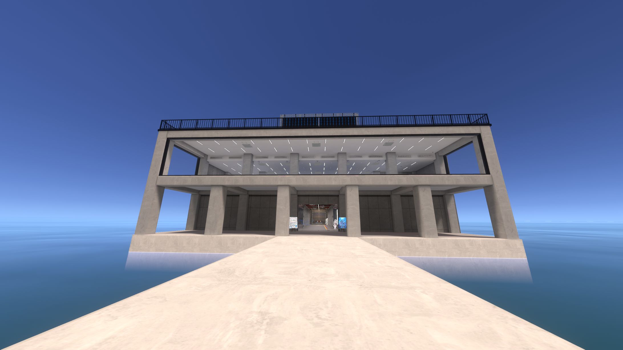 PNGミュージアム5 「アートストレージ」 動線設計およびラフモデル、ライティング-1