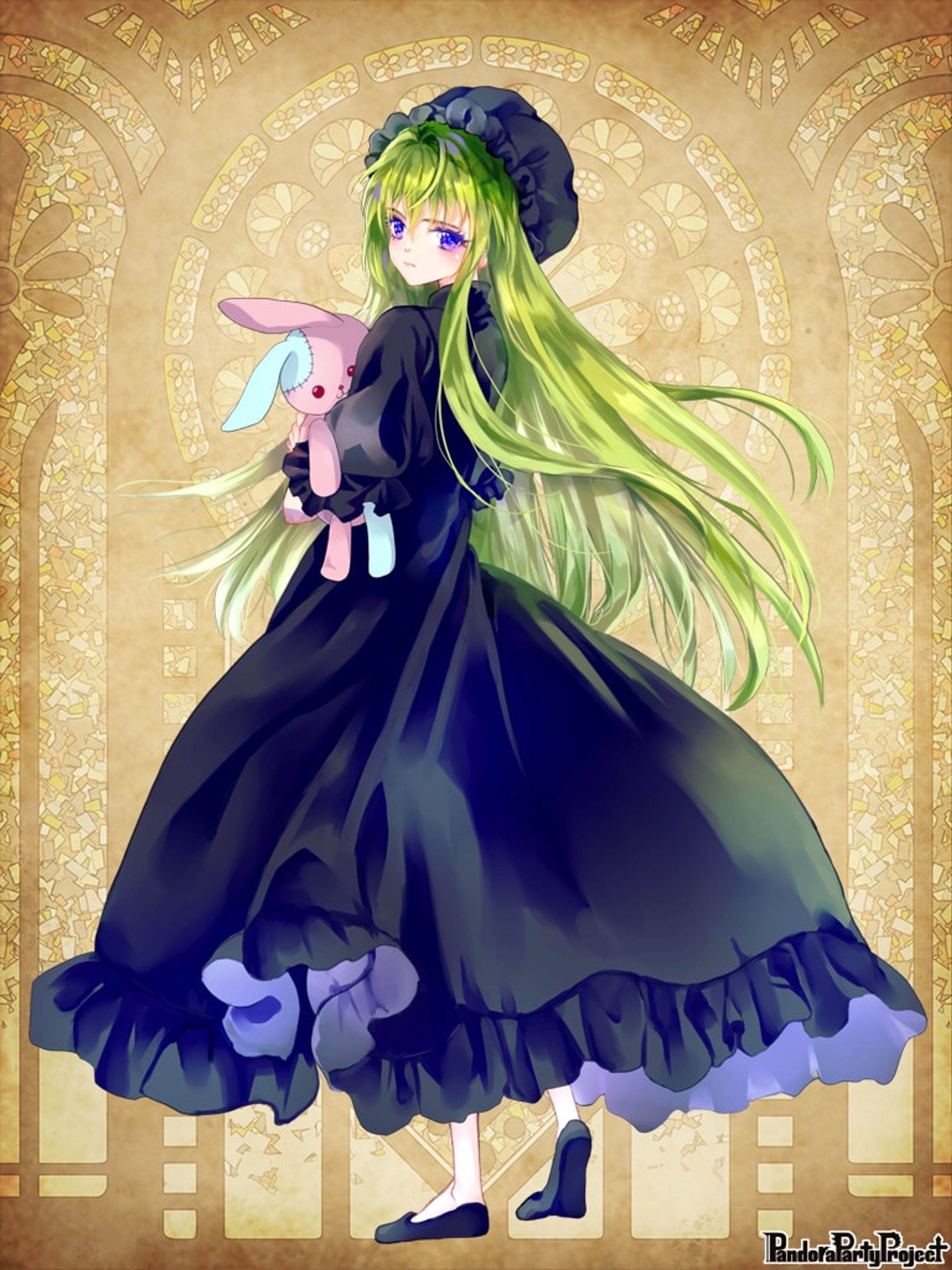 ppp EXcard 黒服の少女-1