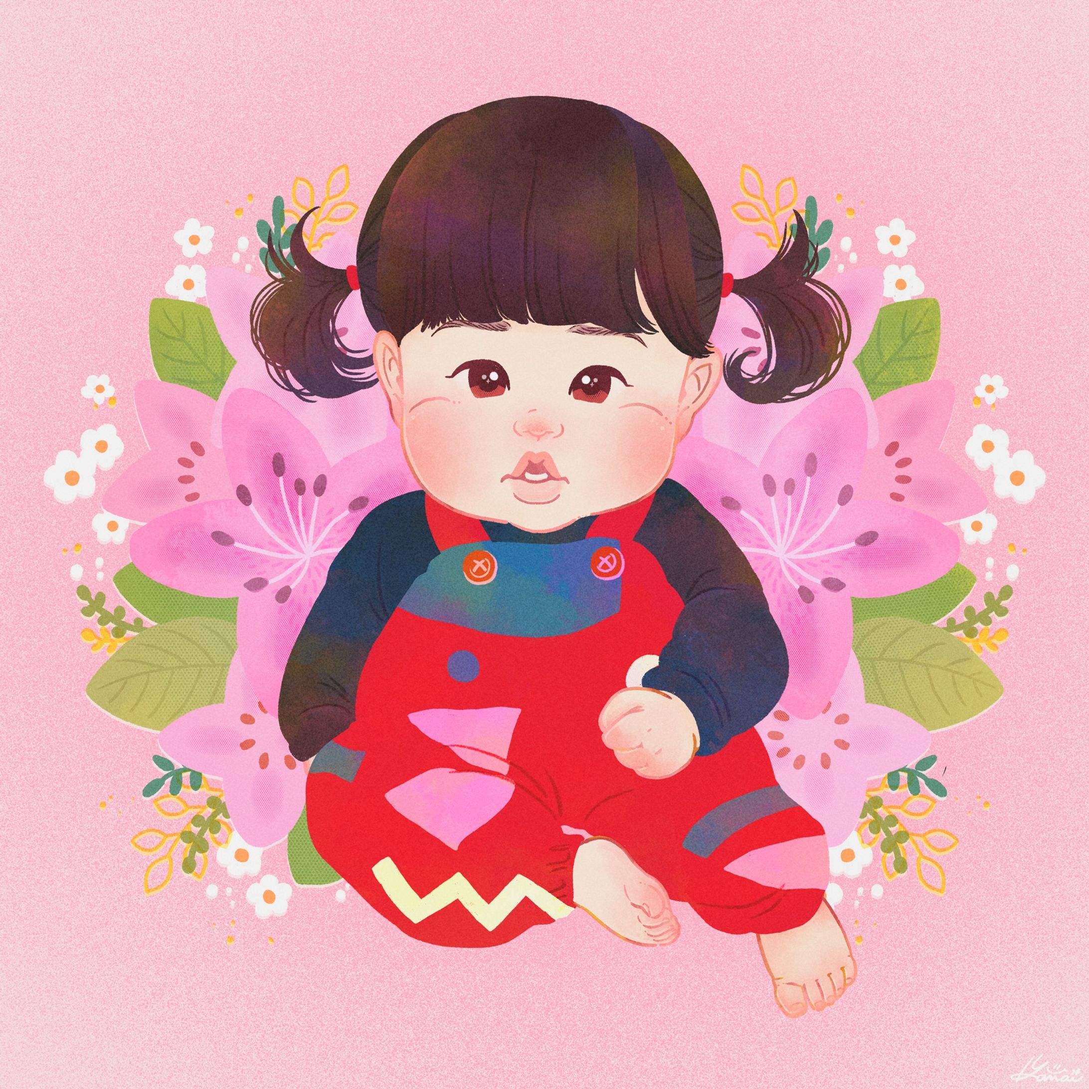 似顔絵 パターン2-1