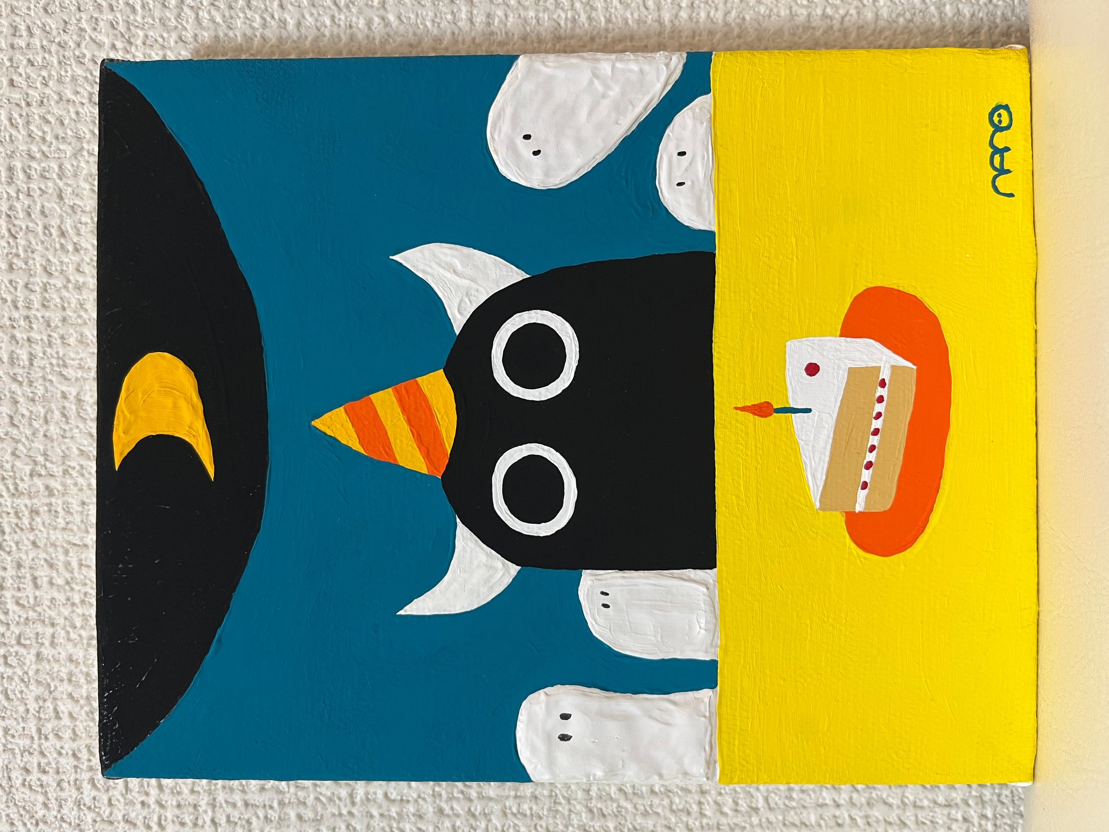 【アクリル画】祝祭_自主制作-1