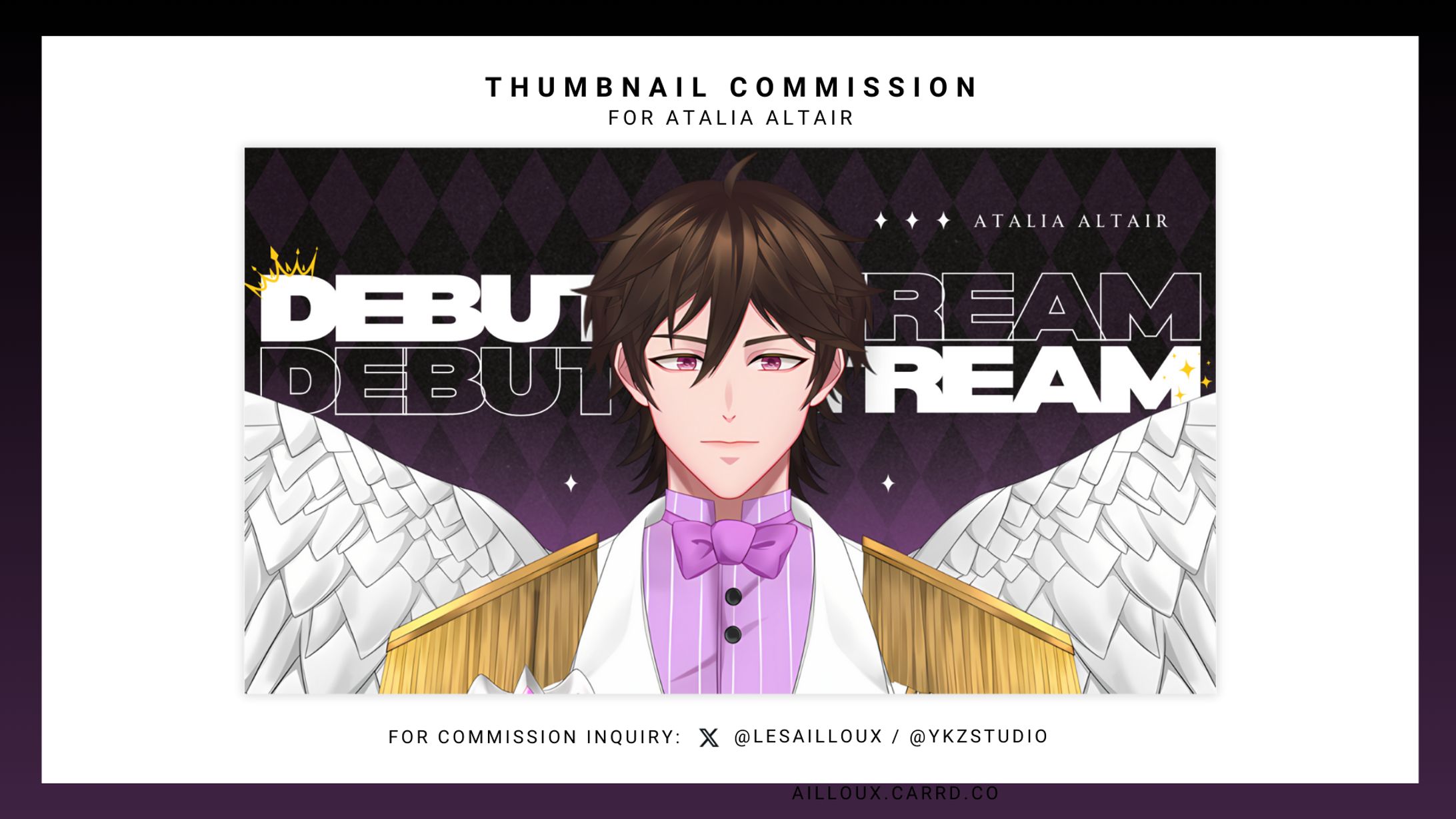 [Thumbnail] Atalia Altair - Debut Stream-1