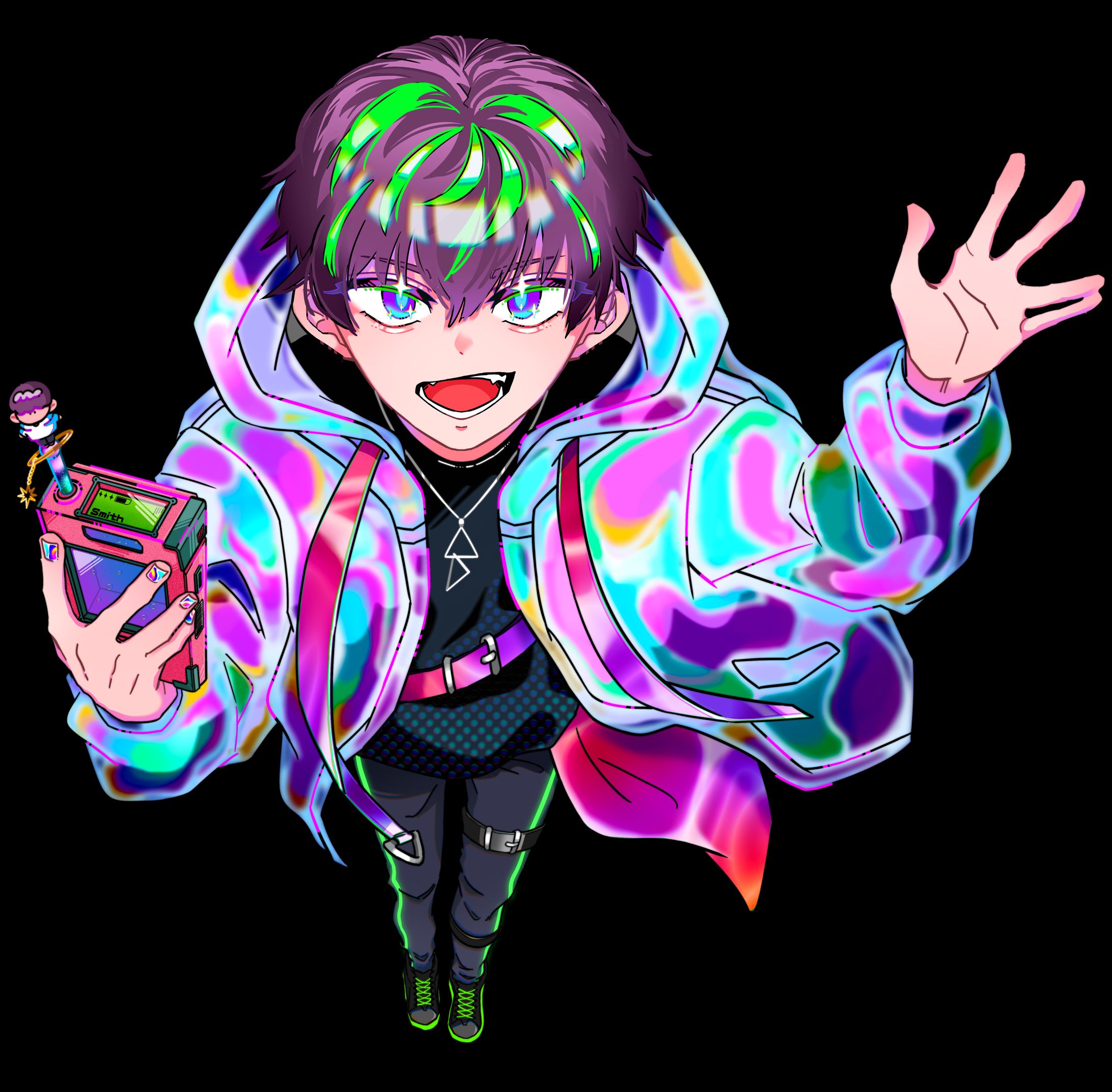 立ち絵/キャラクターデザイン、全身、半身イラスト-1