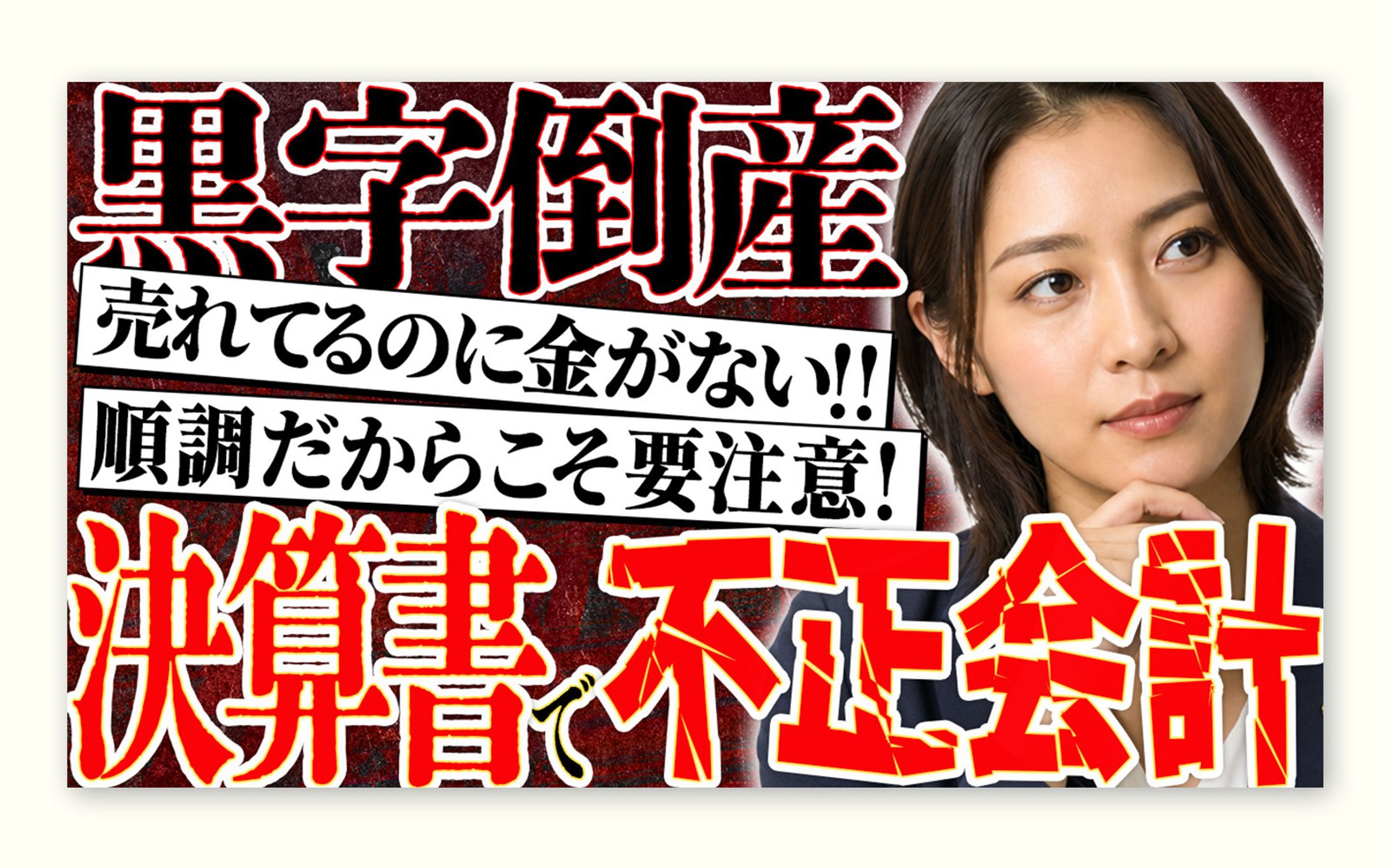 [トレース＋アレンジ] ビジネス系｜注意喚起訴求-1