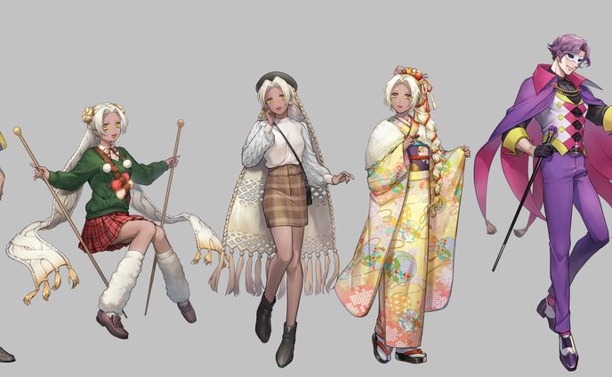 2022年　キャラクター立ち絵まとめ