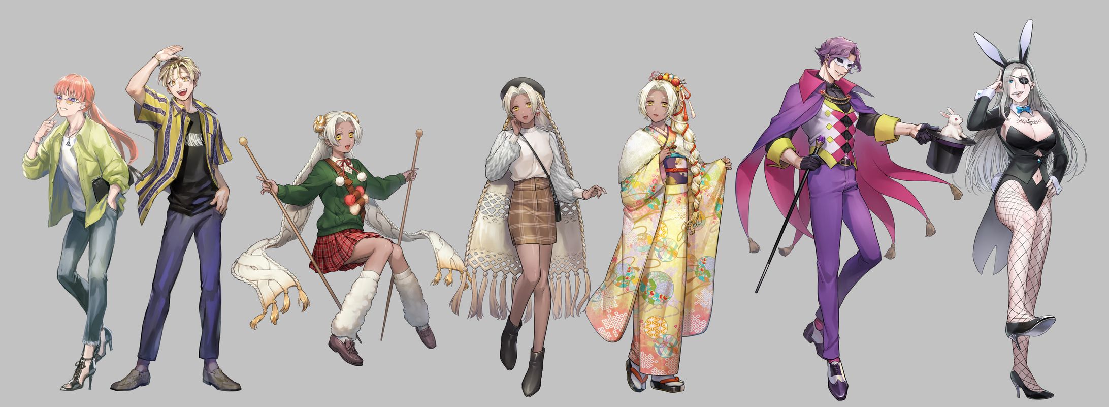 2022年　キャラクター立ち絵まとめ-1