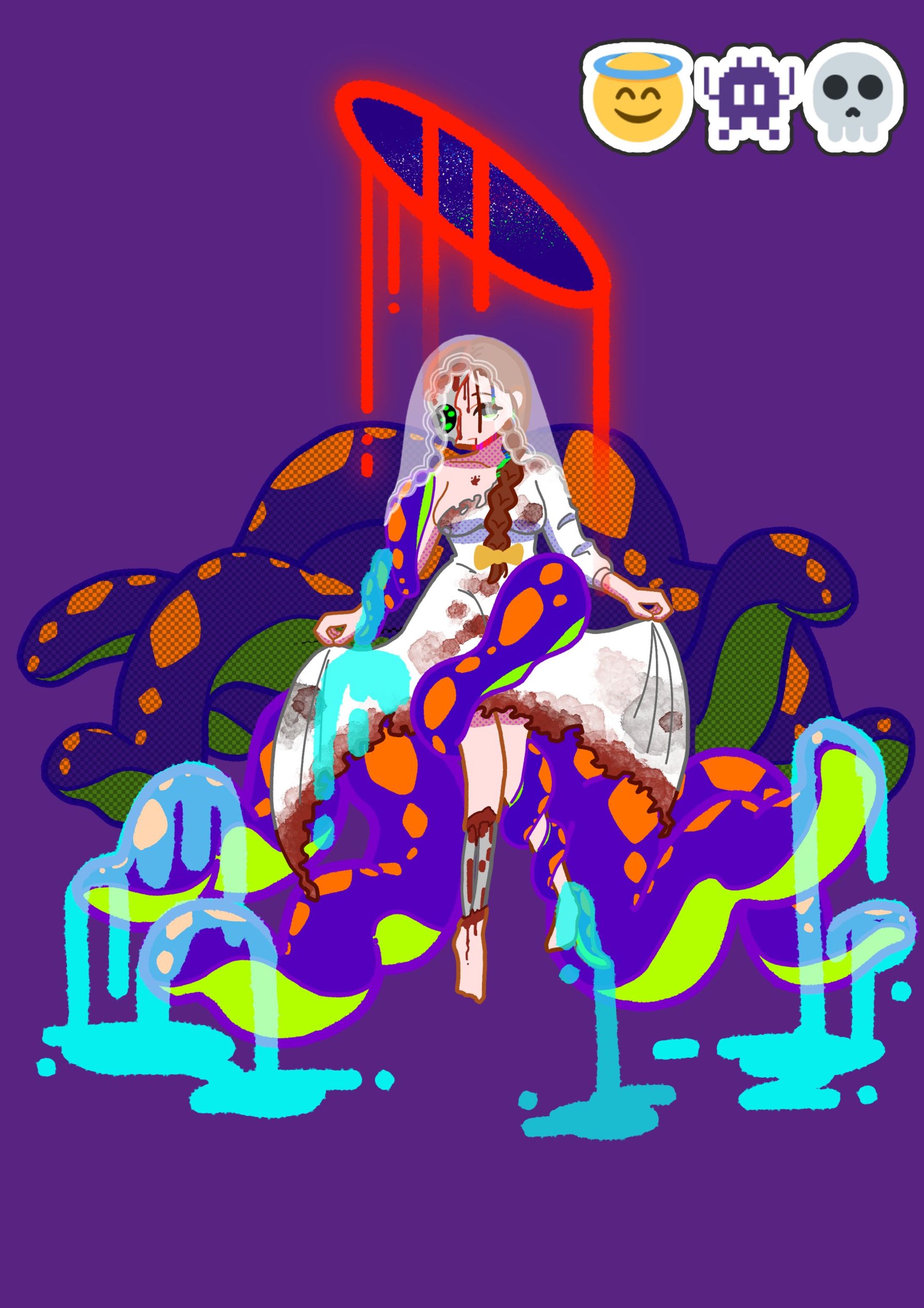 オリジナルキャラクター【💀😇👾】-1