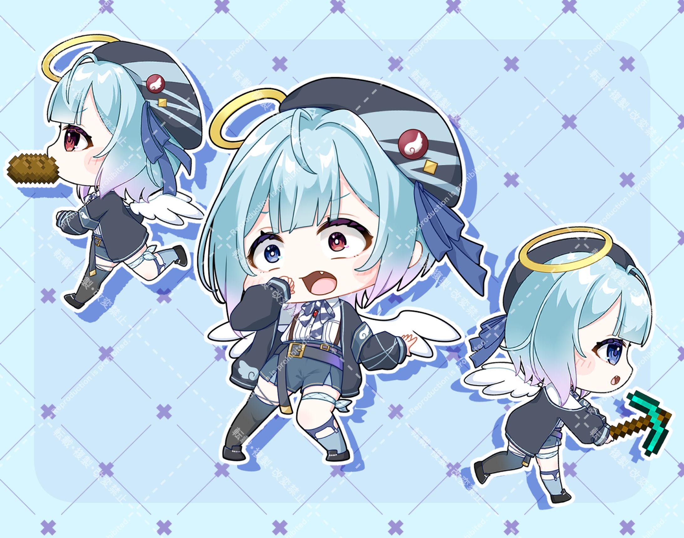 白羽ミカエル様配信OP動画用イラスト-1