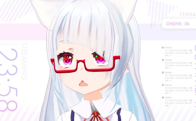 配信画面：FunnViolet