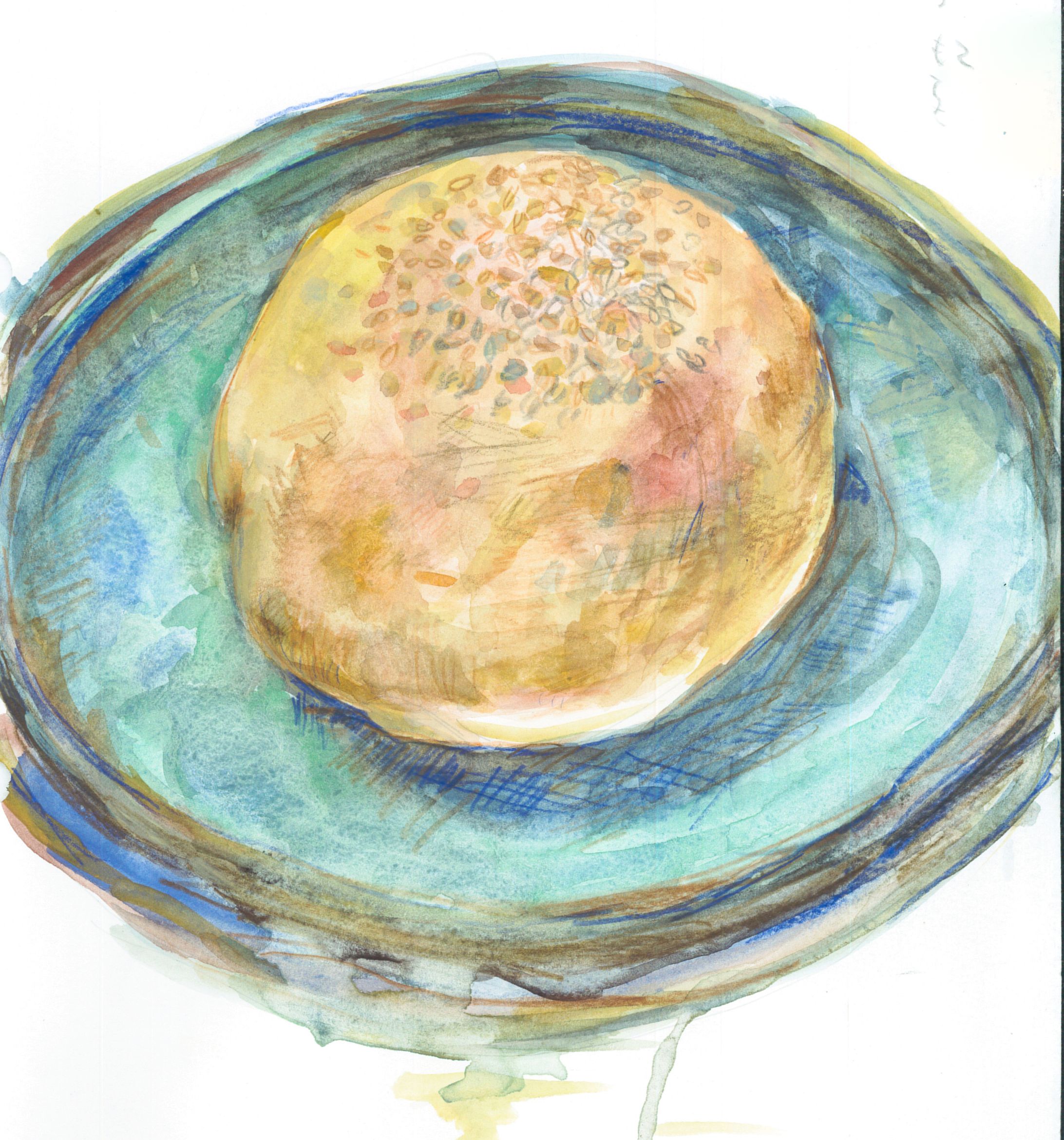 食べ物系イラスト（水彩画）-1