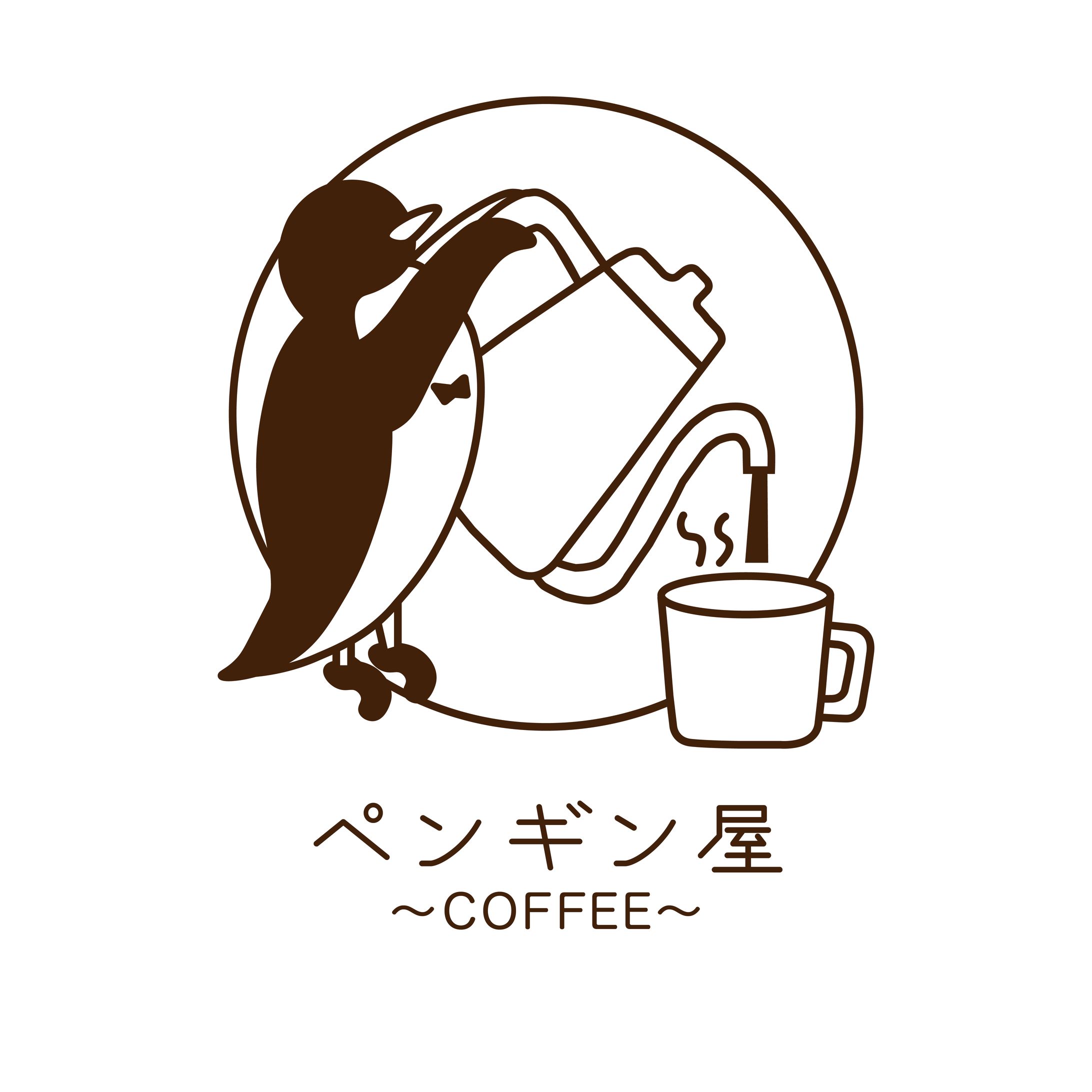 【ロゴ】架空コーヒー店-1