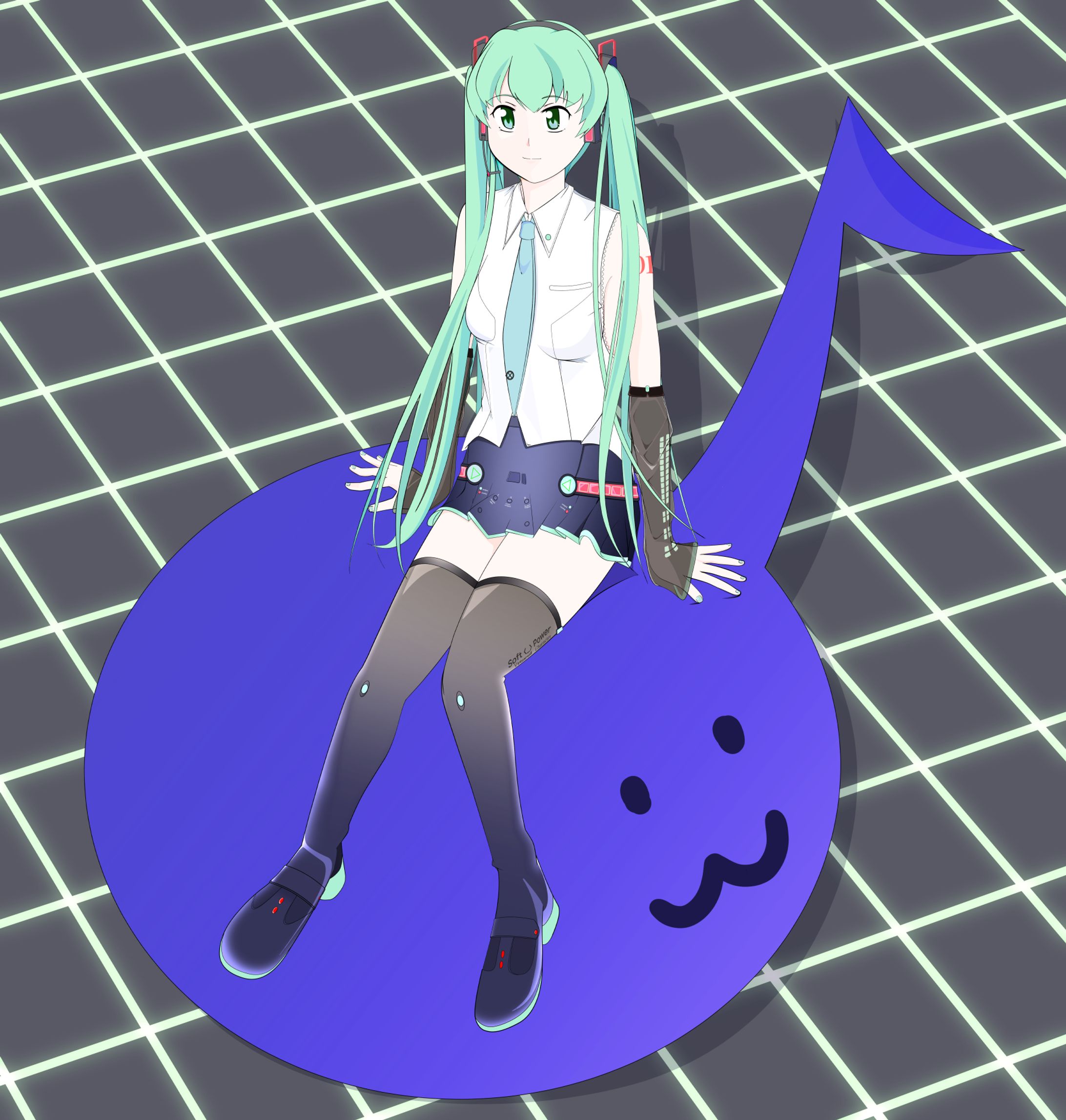 初音ミク　二次創作イラスト-1