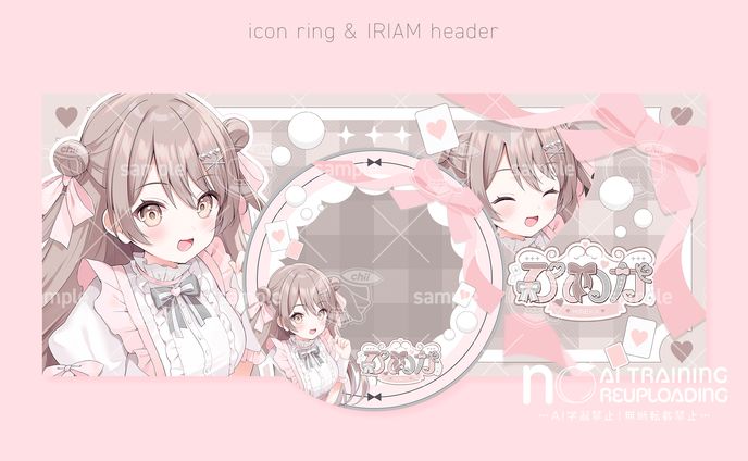 ひめか様／アイコンリング&IRIAMヘッダー