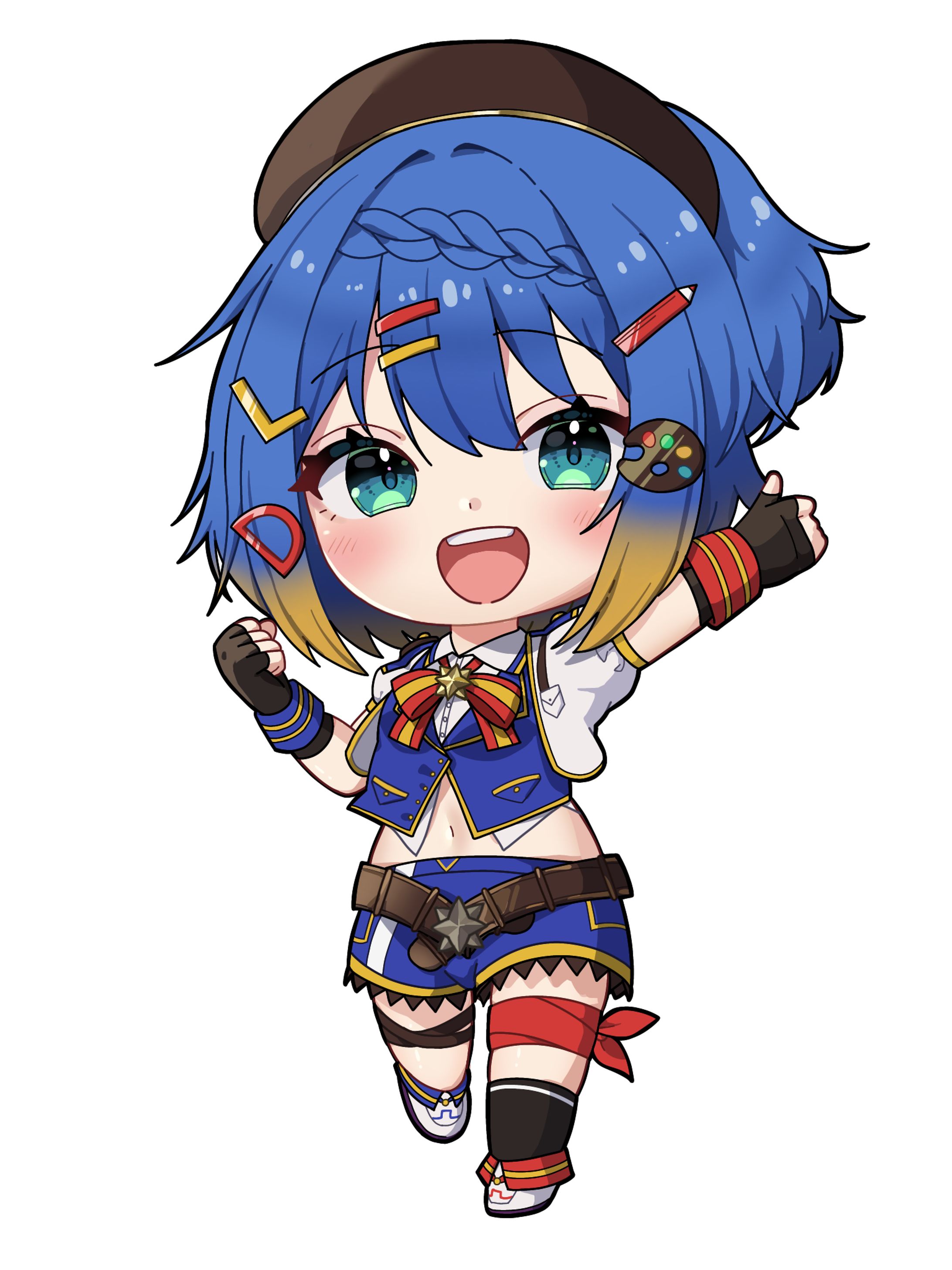 【お仕事】だびんち絵画教室 SDイラスト-1