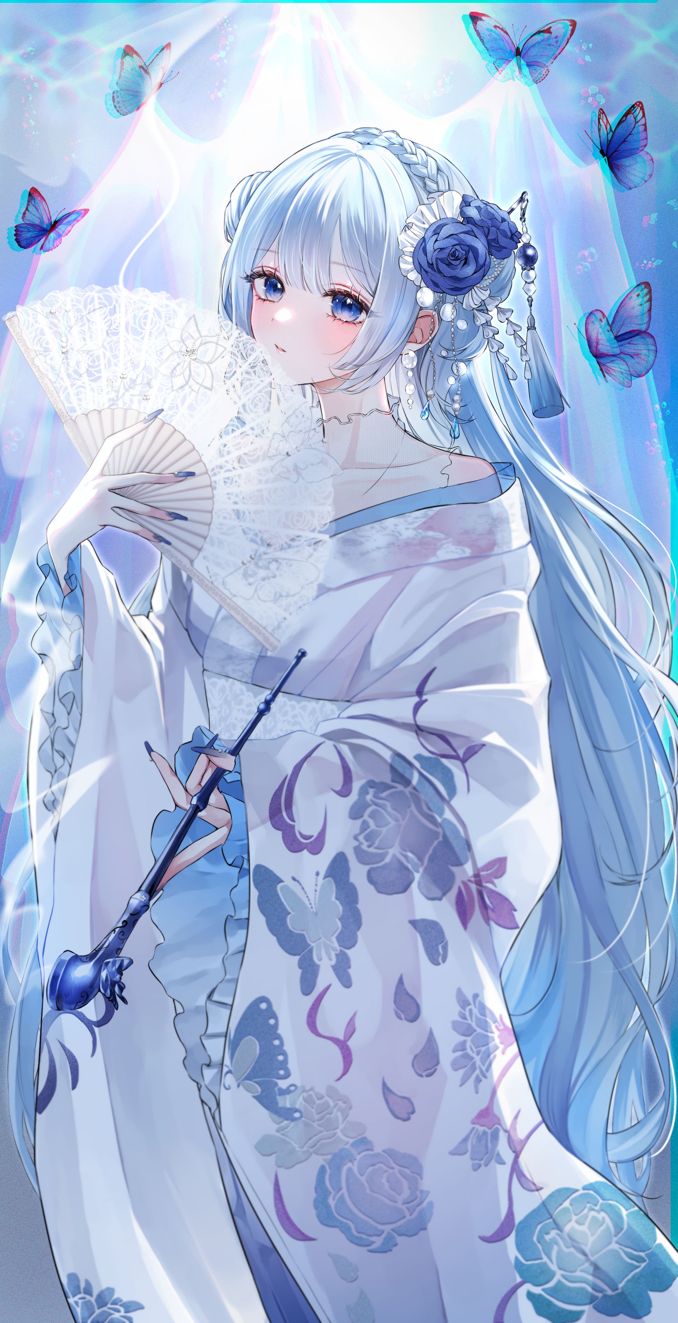 Spoon配信背景イラスト／天使ぴよさま-1