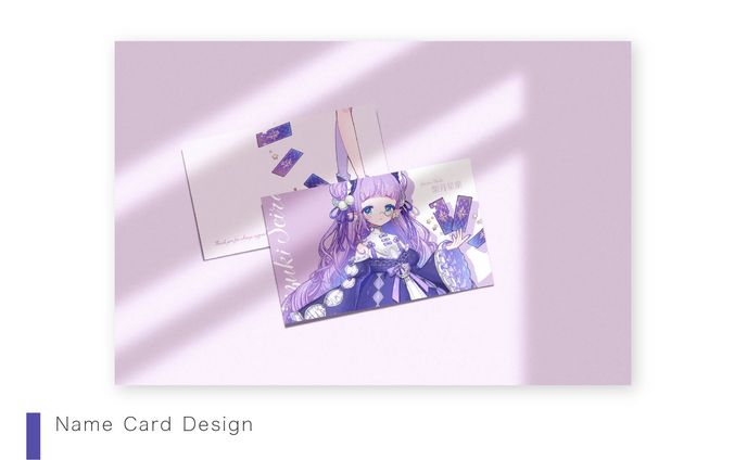 【Name Cards】紫月星蘭さま