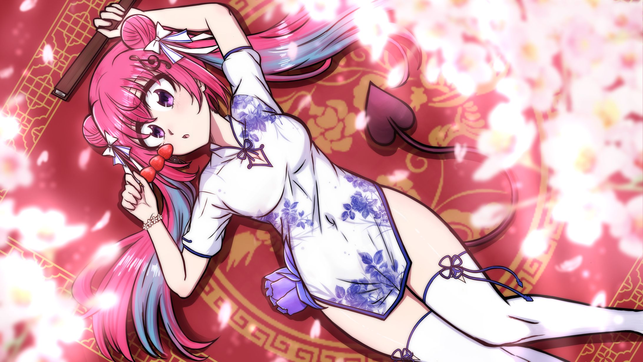 片桐秋 チャイナ服イラスト-1