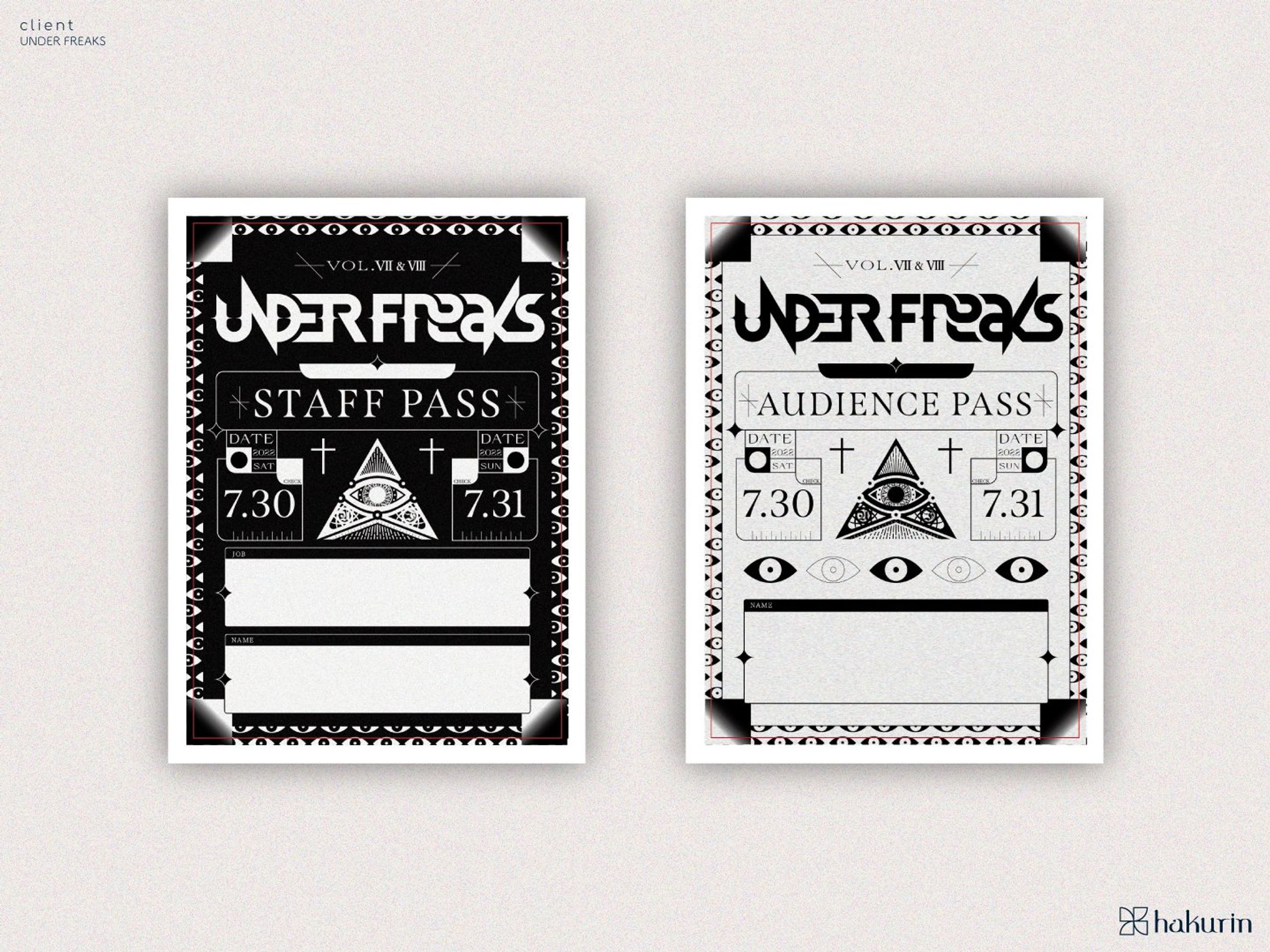 UNDER FREAKS｜PASS-1