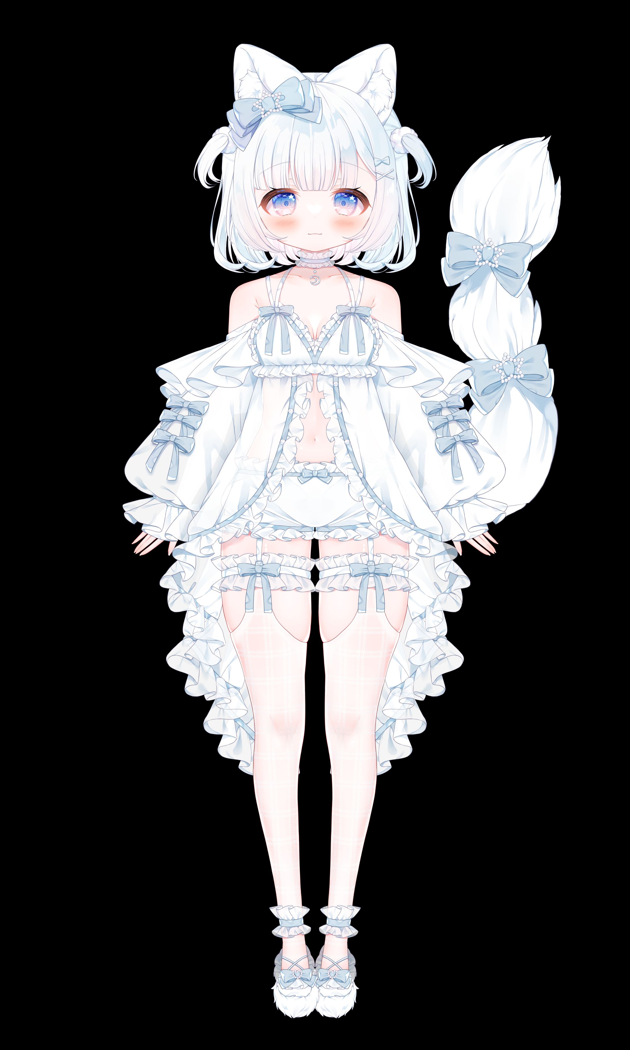 【 works 】星夜ねむ様 ┊ パーツ分けモデルイラスト-1