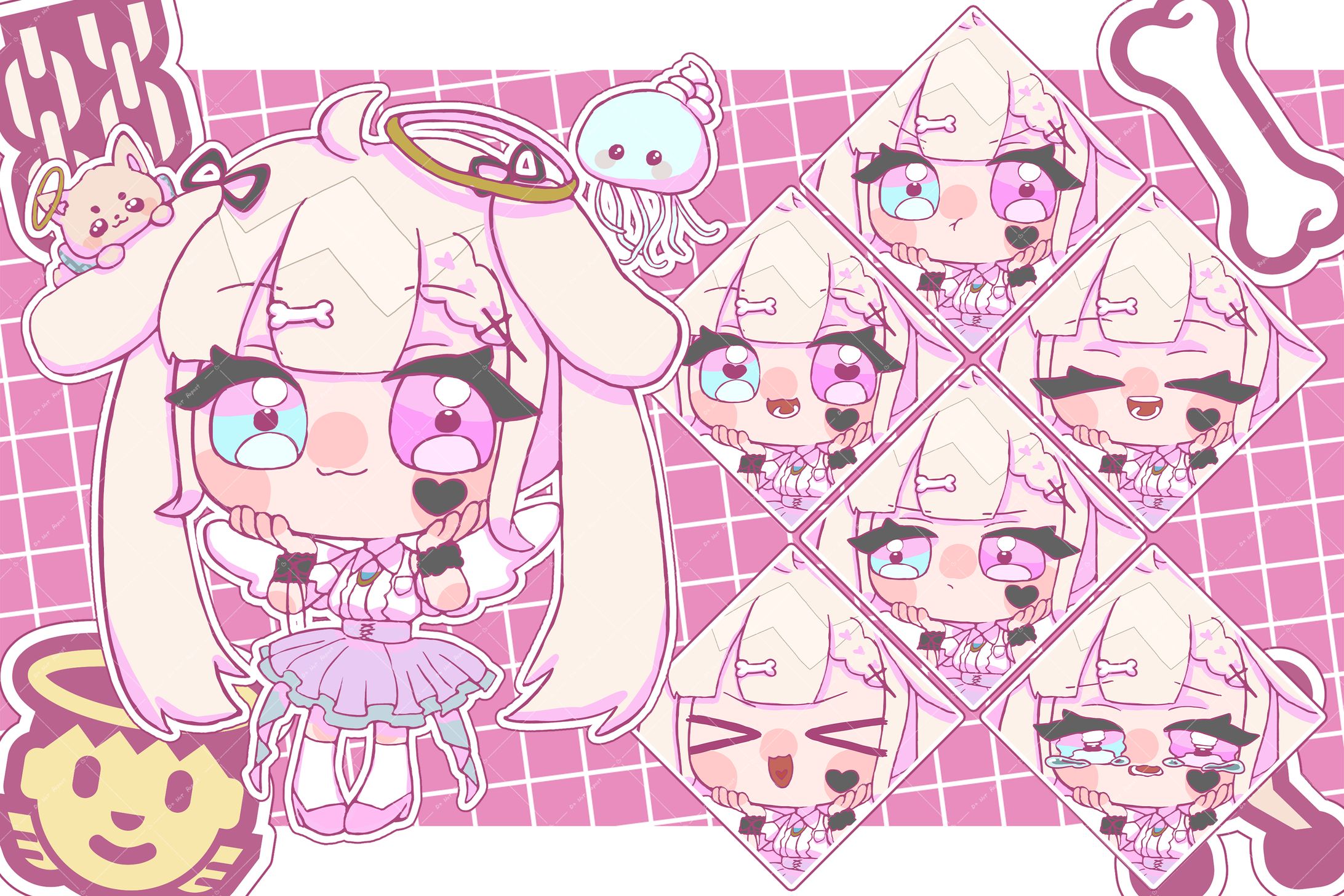 WORKS｜はくあちゃん - デフォルメ依頼-1