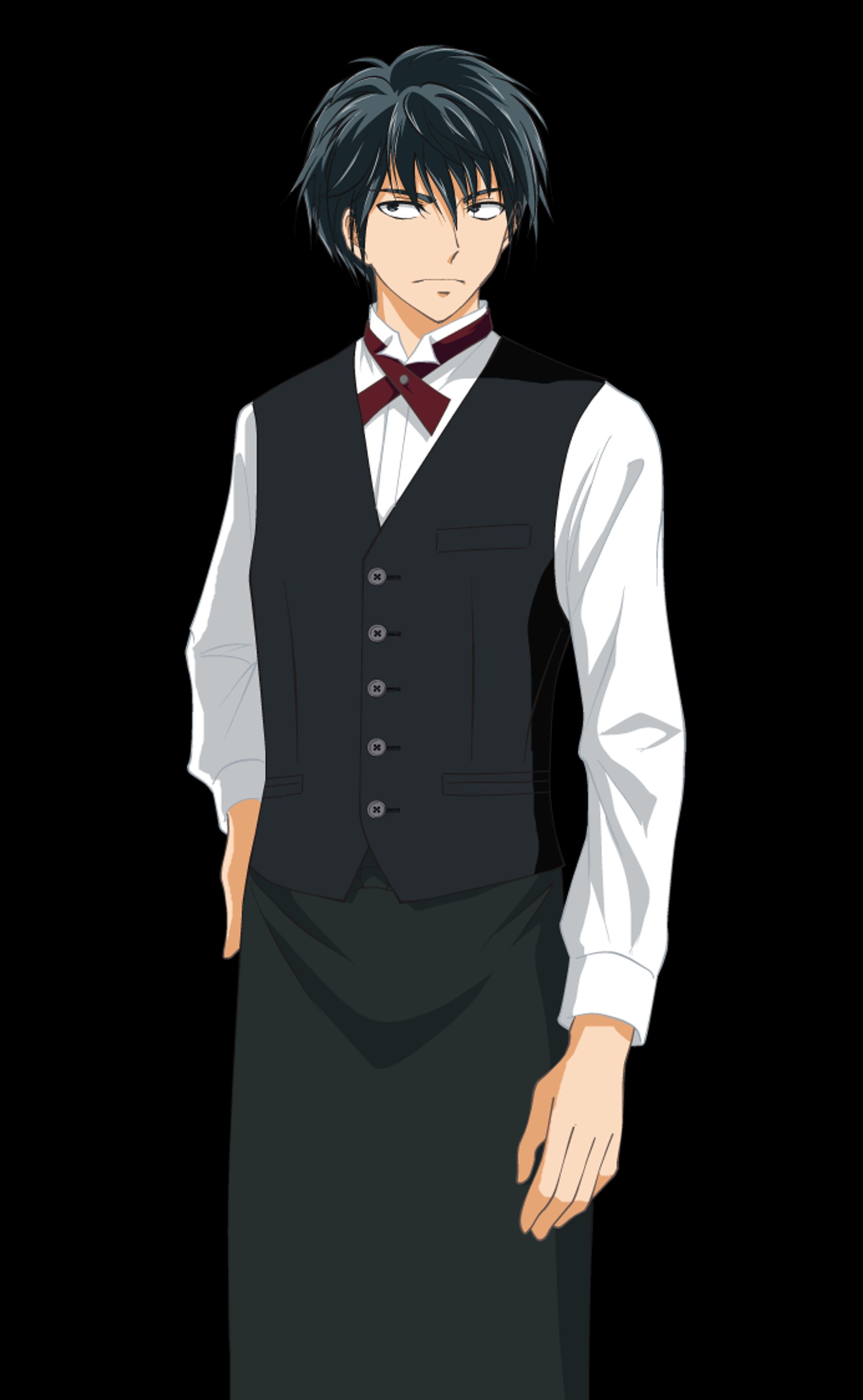 猫間さん　カフェ店員スタイル-1