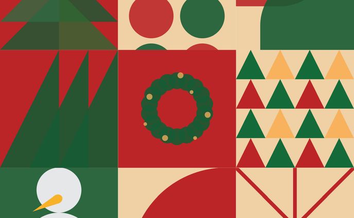 Minimalist Christmas Pattern