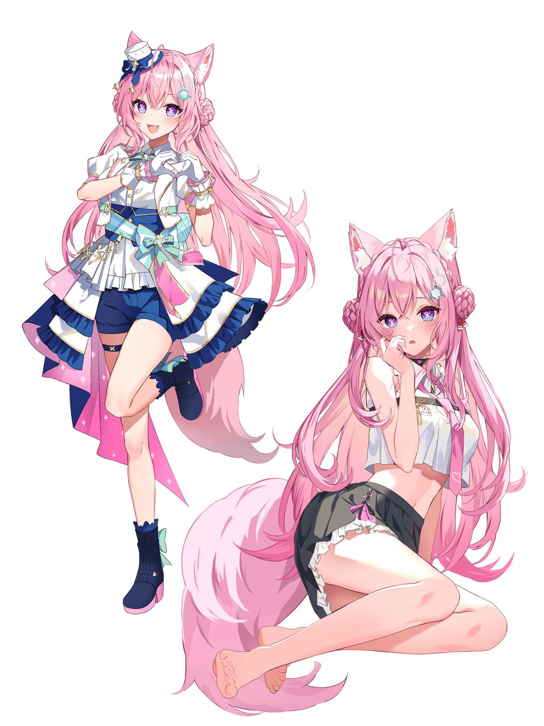 博衣こより様「アイドル/YOASOBI」MVイラスト