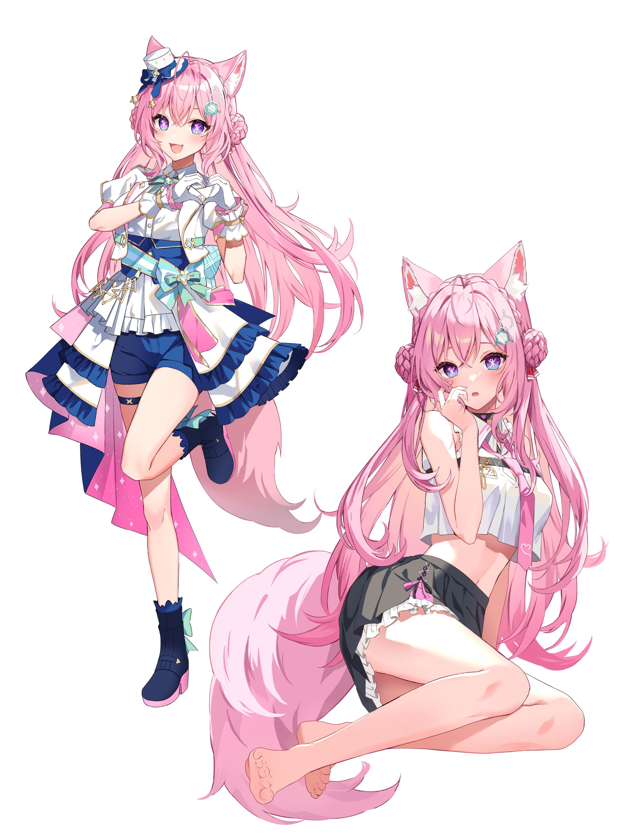 博衣こより様「アイドル/YOASOBI」MVイラスト-1