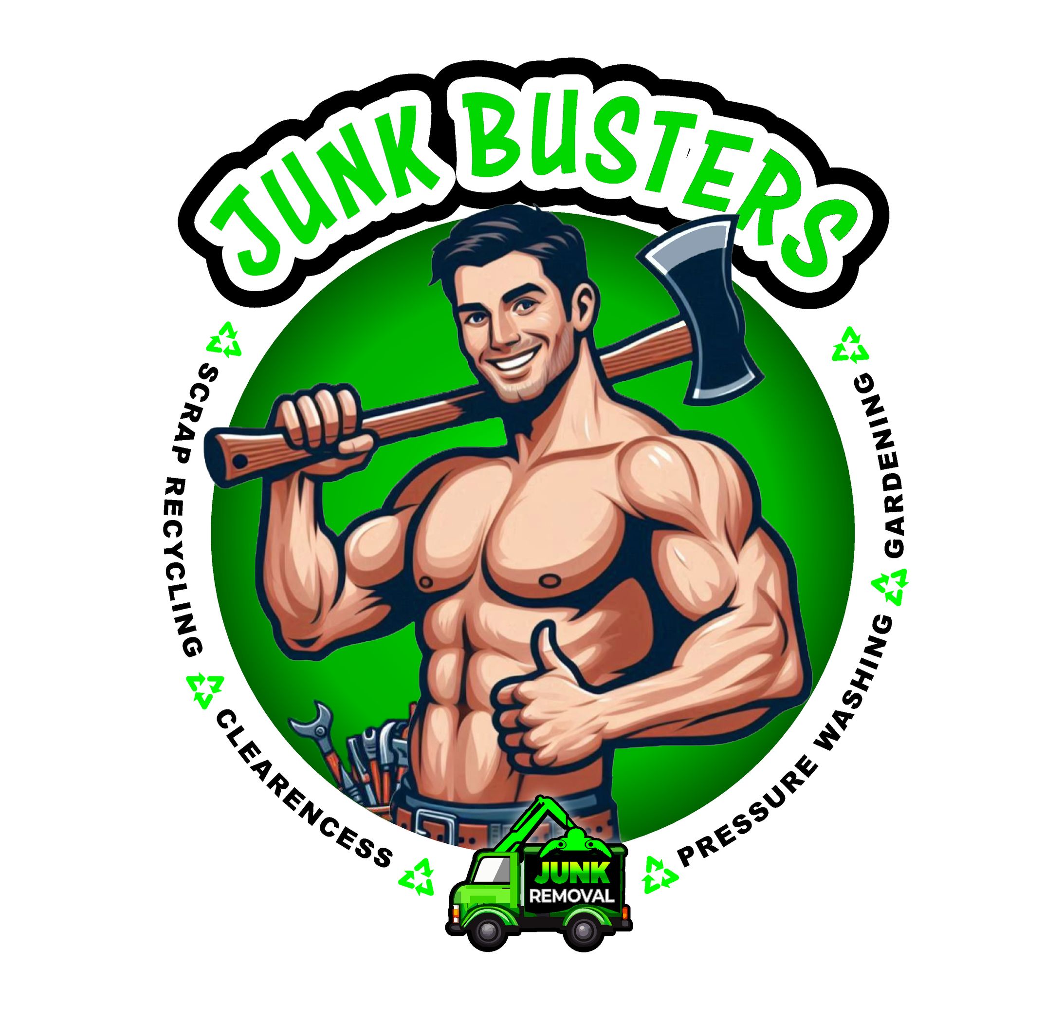 Junk Busters (英）　ロゴ-1