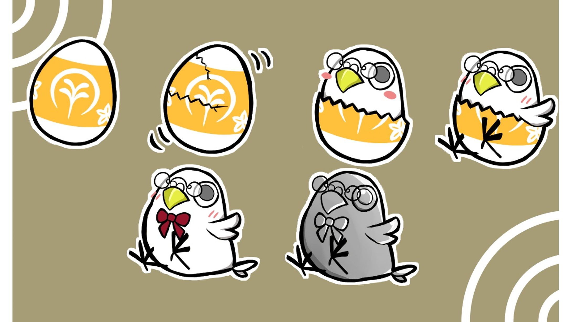 【依頼案件】かわいいハトのバッヂ-1