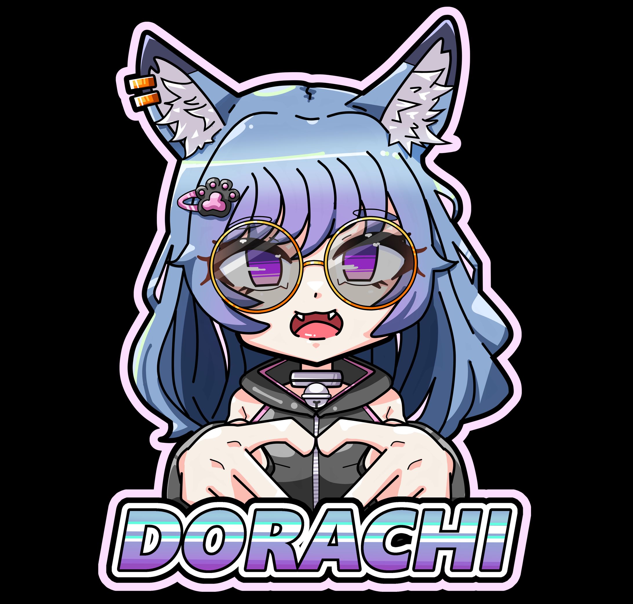 ステッカー風イラスト　ファンアート-1