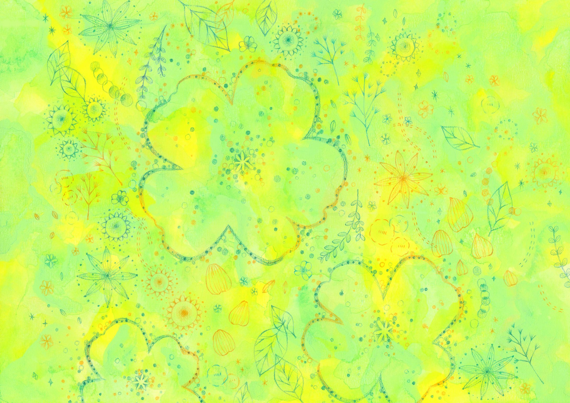 green flower-1