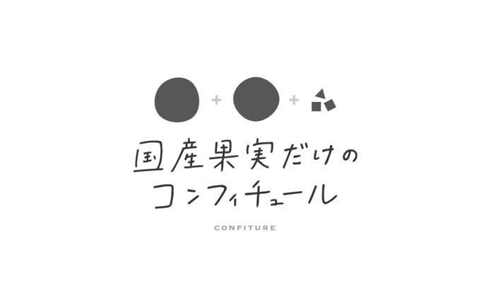 国産果実だけのコンフィチュール パッケージ