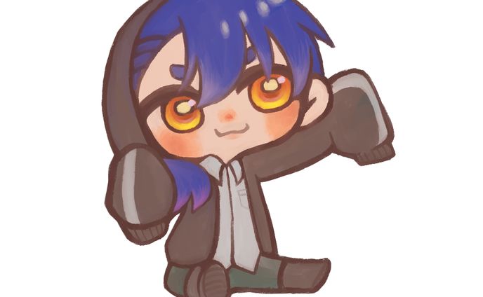 デフォルメイラスト(厚塗り)