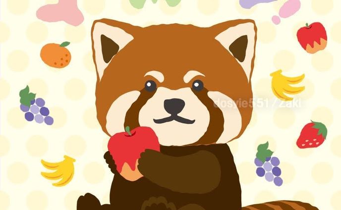 レッサーパンダ×フルーツ🍎
こういう散らし柄のグッズ作りたいな
あとまた面白そうなグループ展が参加者募集しててこの子出せそうな感じのテーマなのでめちゃくちゃ気になる.
.
#動物 #どうぶつ #animal #赤ちゃん #baby #動物園 #zoo #イラスト #illustration #絵 #お絵描き #picture #デザイン #design #アート #art #レッサーパンダ #redpanda #lesserpanda