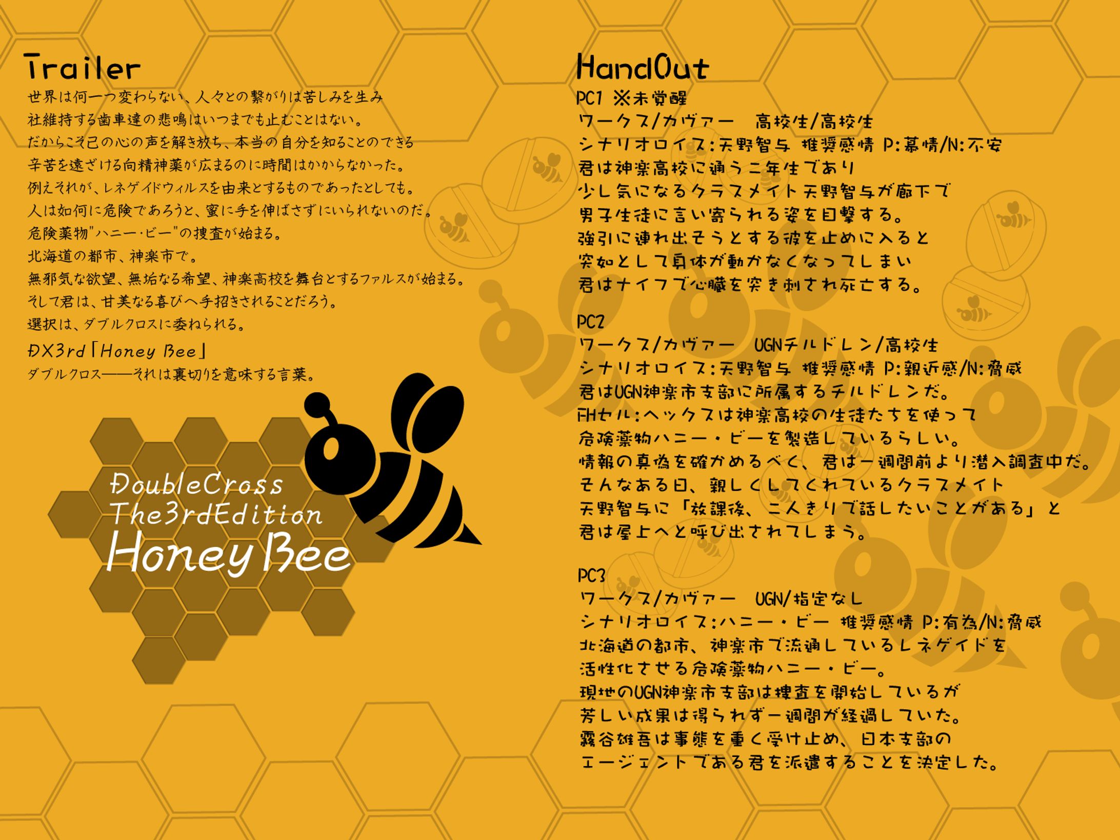 DX3rdHoneyBeeトレーラー画像-1