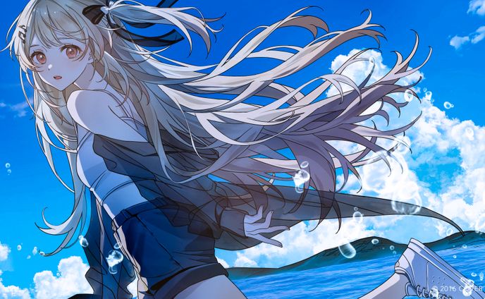 カバー株式会社様 - ホロライブReGLOSS「音乃瀬奏」様/「青のすみか」MVイラスト制作